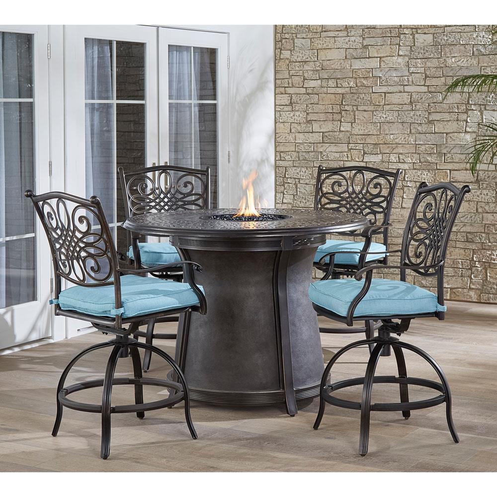 Hanover TRAD5PCFPRD-BR-B Patio-Dining-Sets - View #14