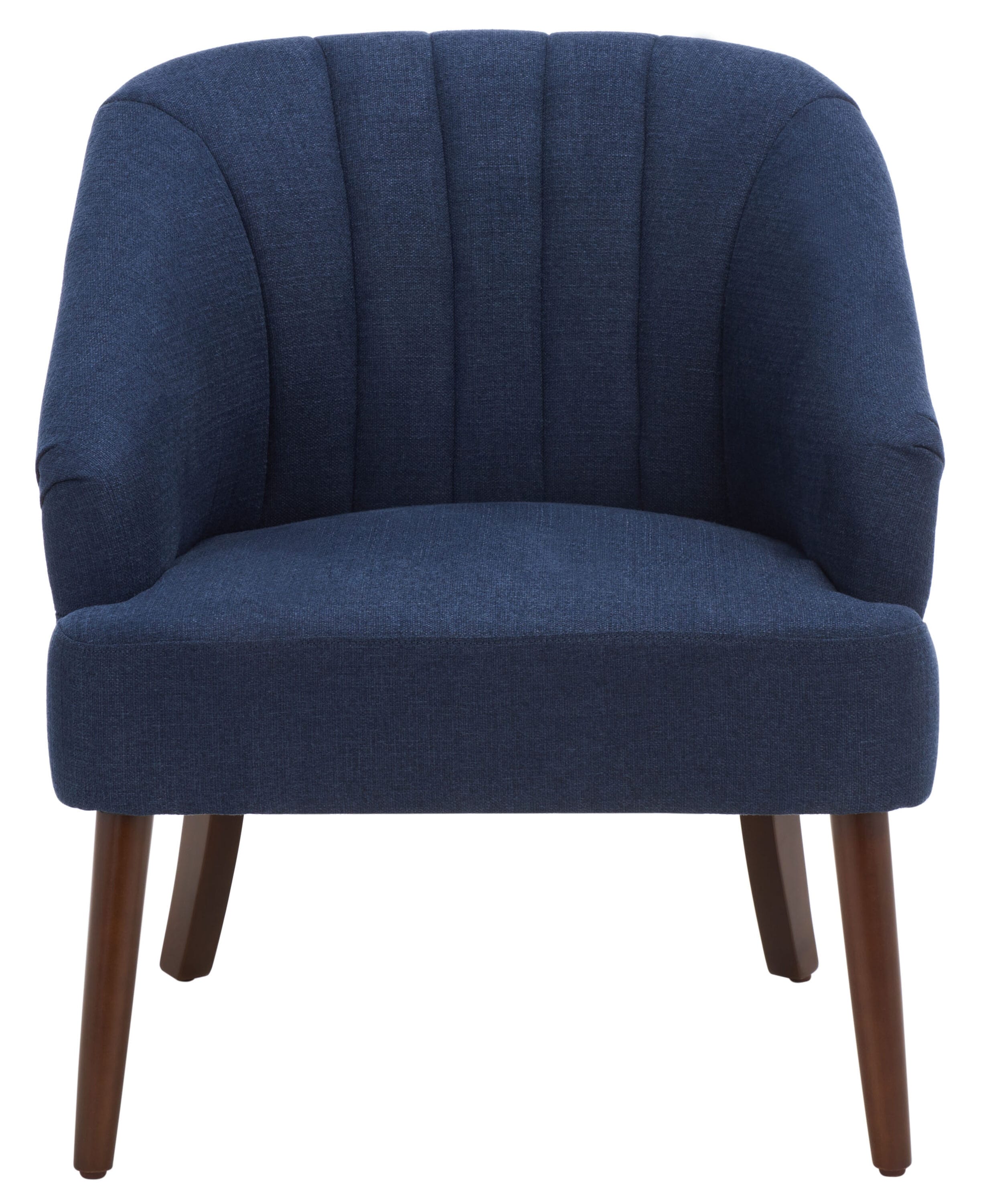 Safavieh Accent Chair Collection Vintage Navy Accent Chair At Lowes Com   63708821 