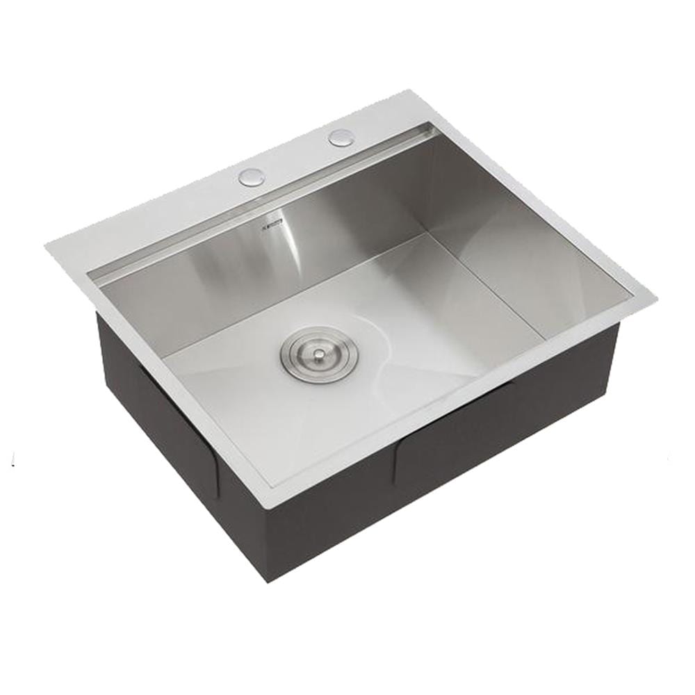 25" Stainless Steel Single Bowl Workstation Kitchen Sink with Accessories
