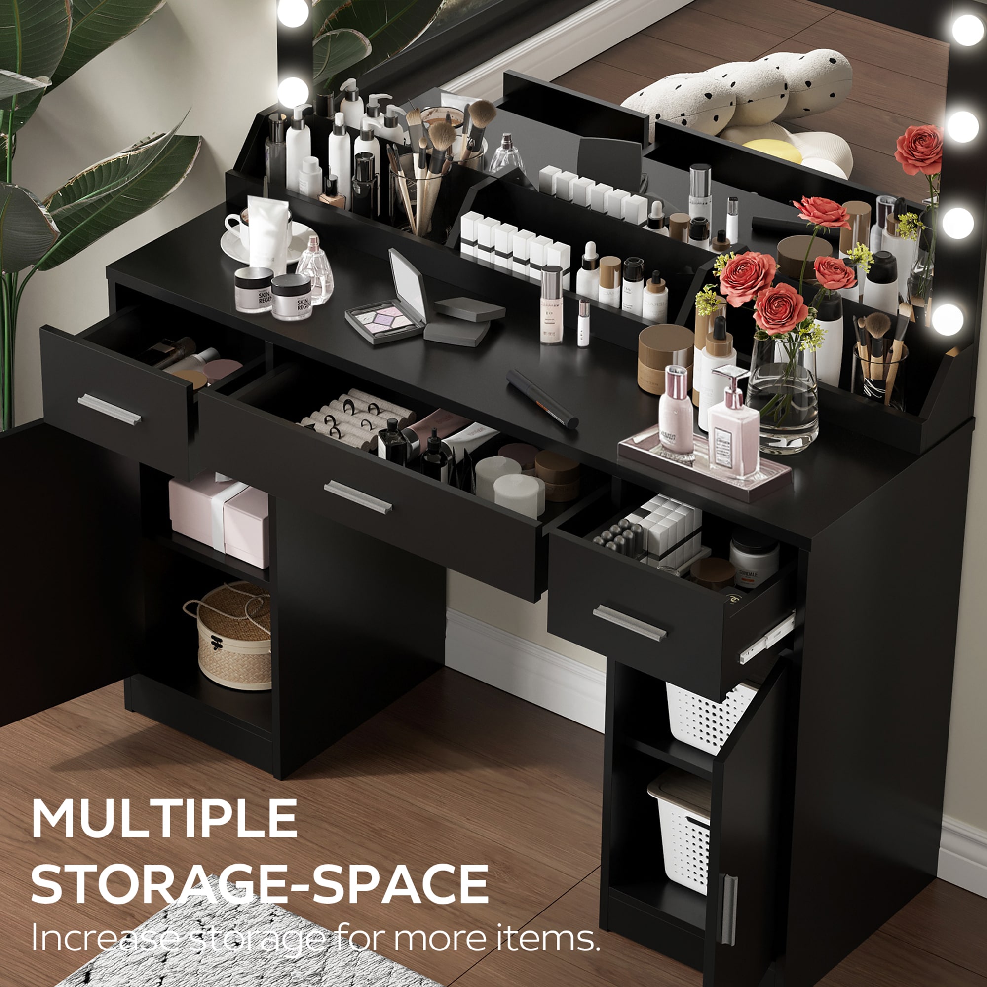 SINOFURN SYD250020WT Bedroom-Vanities - View #3