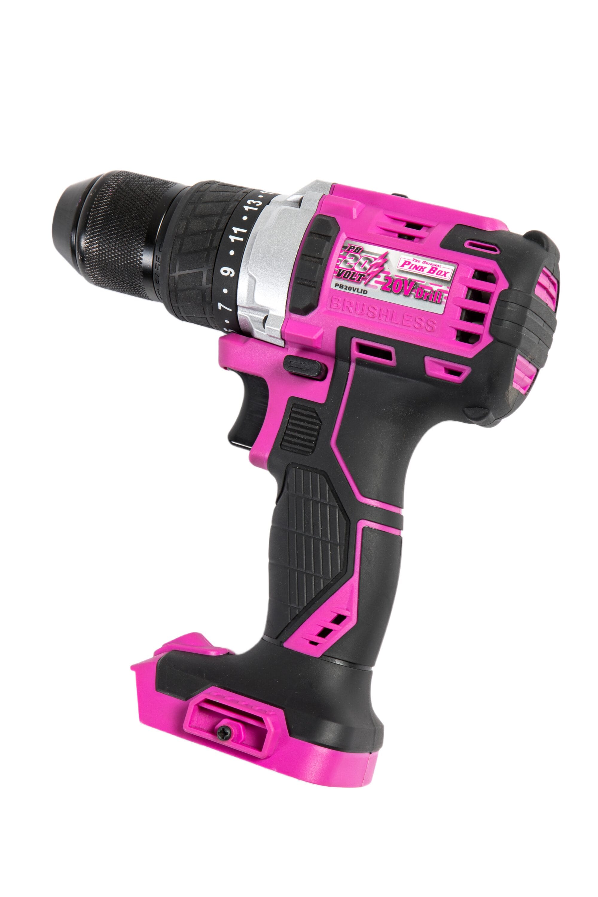 The Original Pink Box 1 2 in Keyless Brushless Cordless Drill at