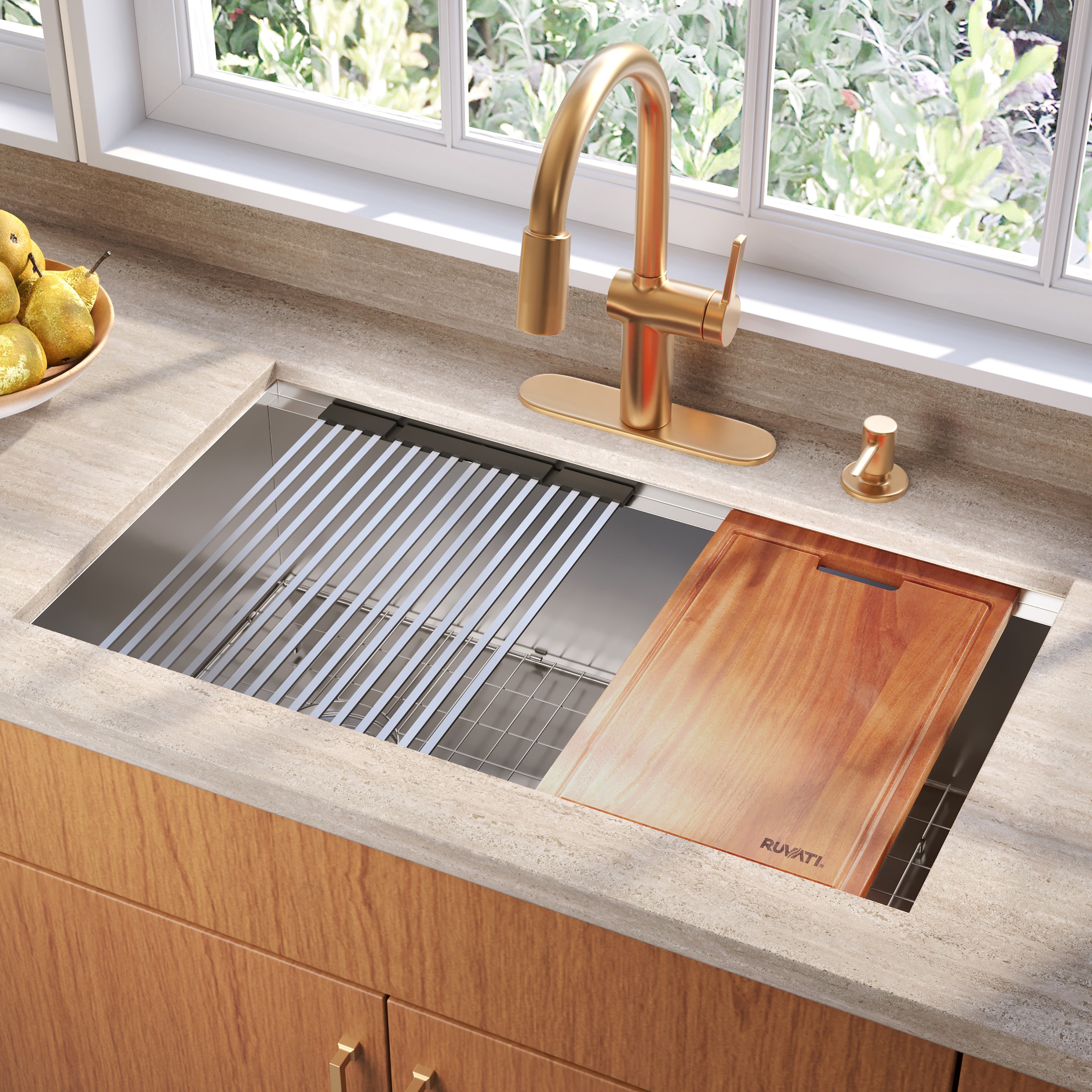 Ruvati RVH8591 Kitchen-Sinks - View #4