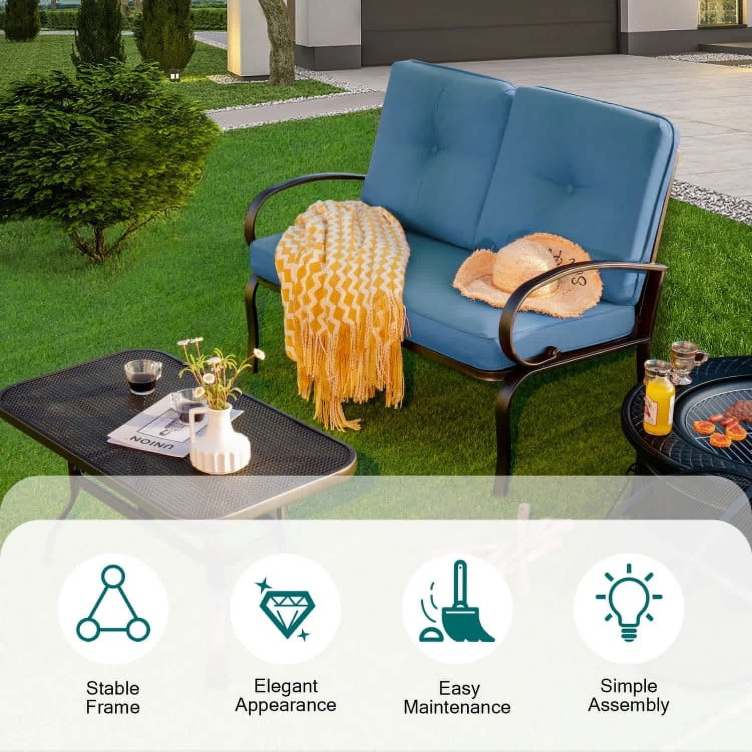 Choco Moon 5354561424283 Patio-Conversation-Sets - View #6