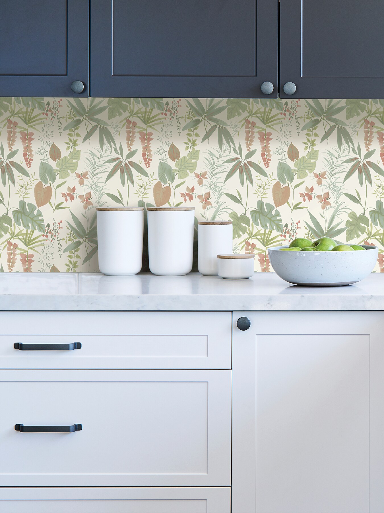 allen + roth 30.75-sq ft Multicolor Vinyl Floral Self-adhesive Peel and  Stick Wallpaper in the Wallpaper department at