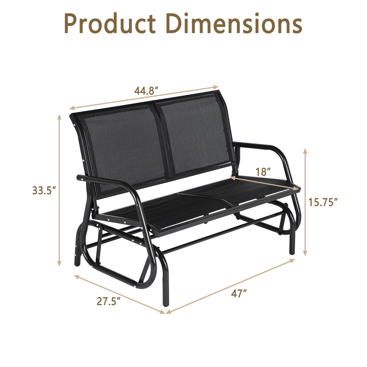 Mondawe MO-19010BK-NY benches - View #10