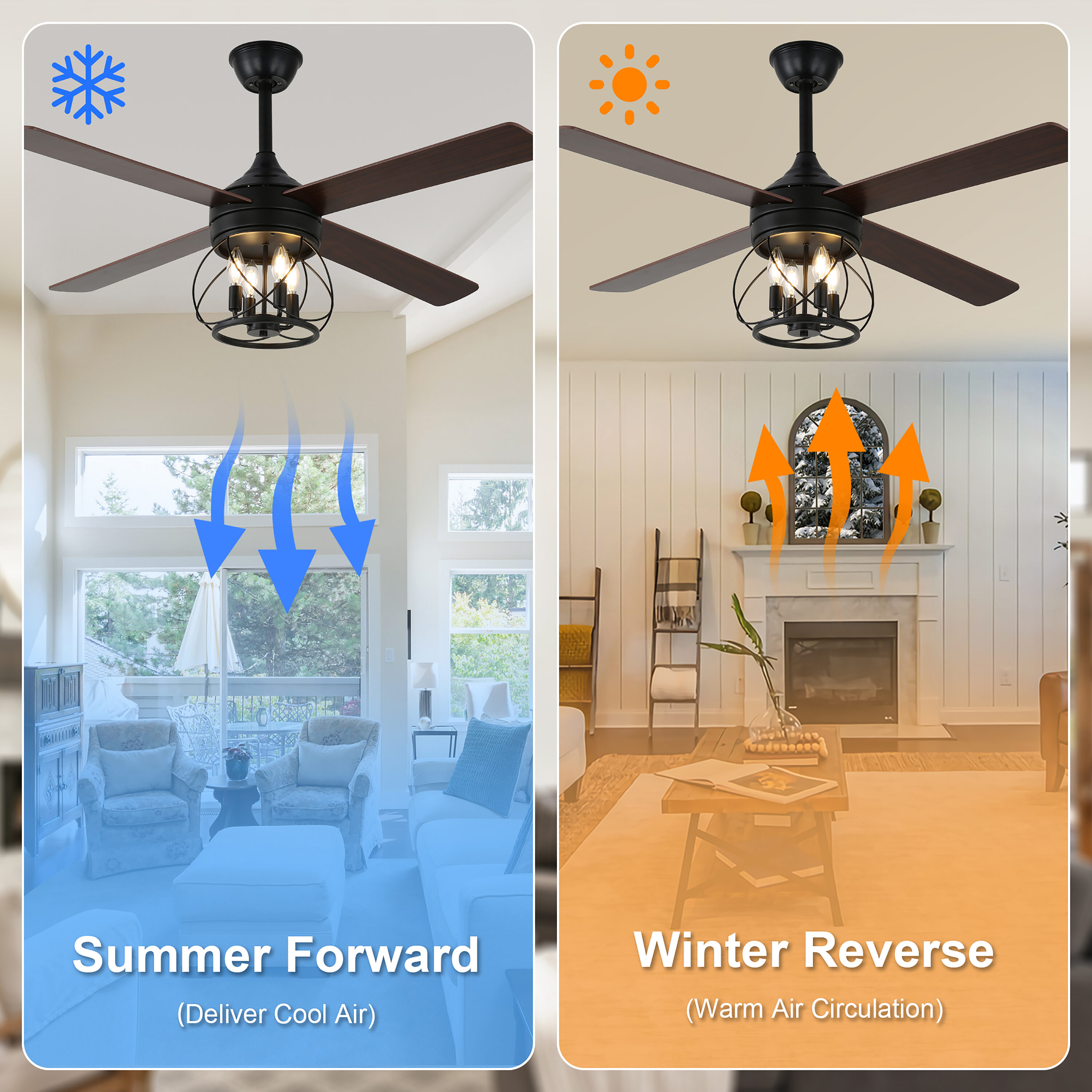 Cusp Barn CS52DC13MD Ceiling-Fans - View #3