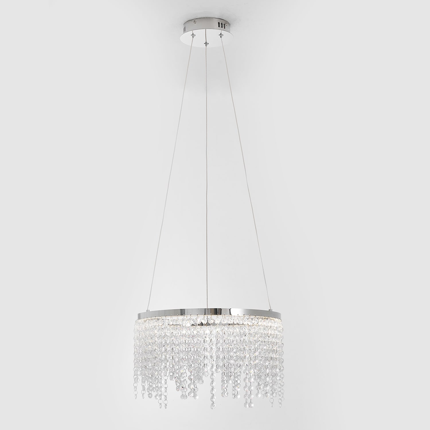 Bybafun YB5800009 1 -Light Clear Tiffany Crystal For Use in Bedrooms, Dining Rooms, Foyers, Living Rooms Chandelier