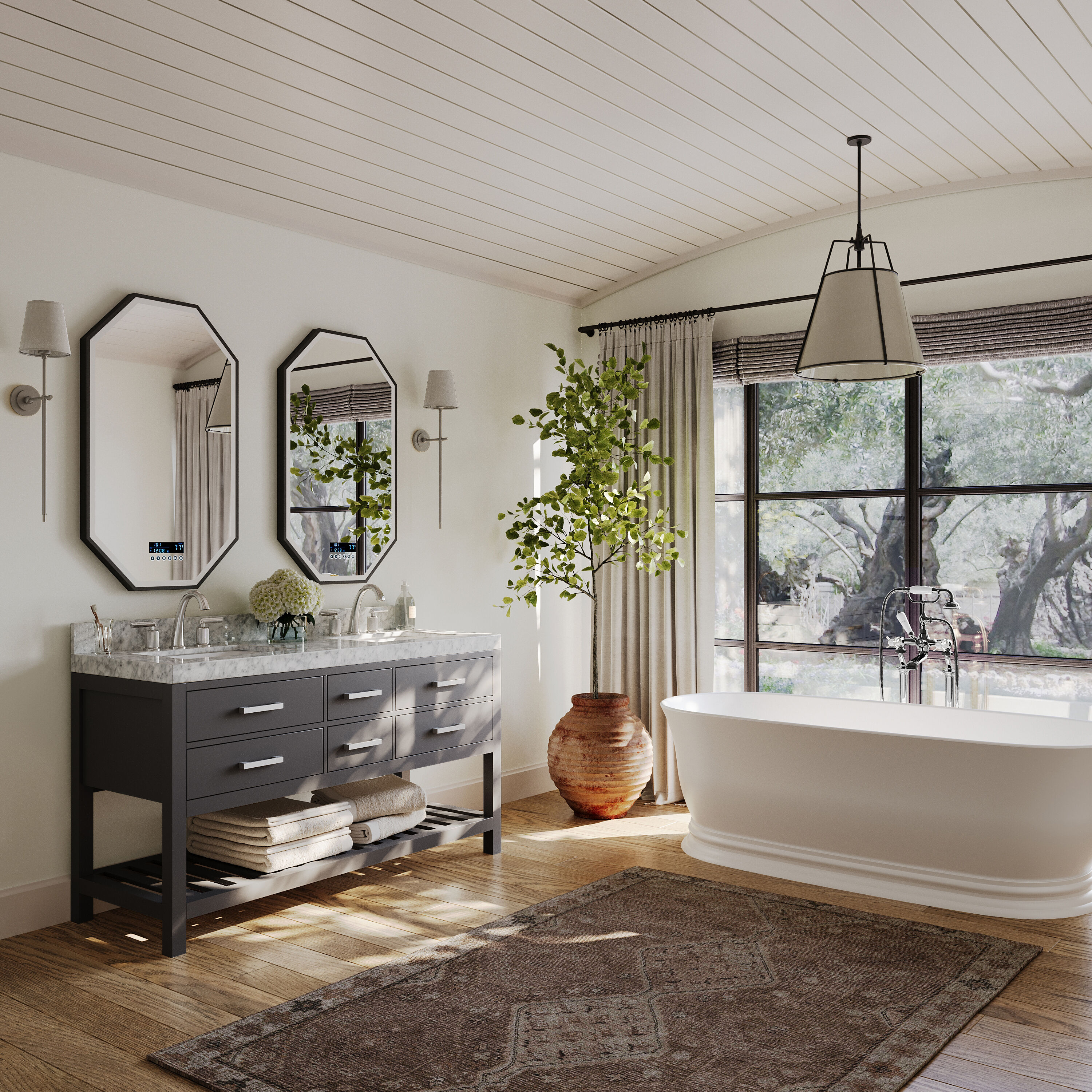 Ancerre Designs VTSELIZABETH60WCW1 Bath-Vanity-Combo - View #8