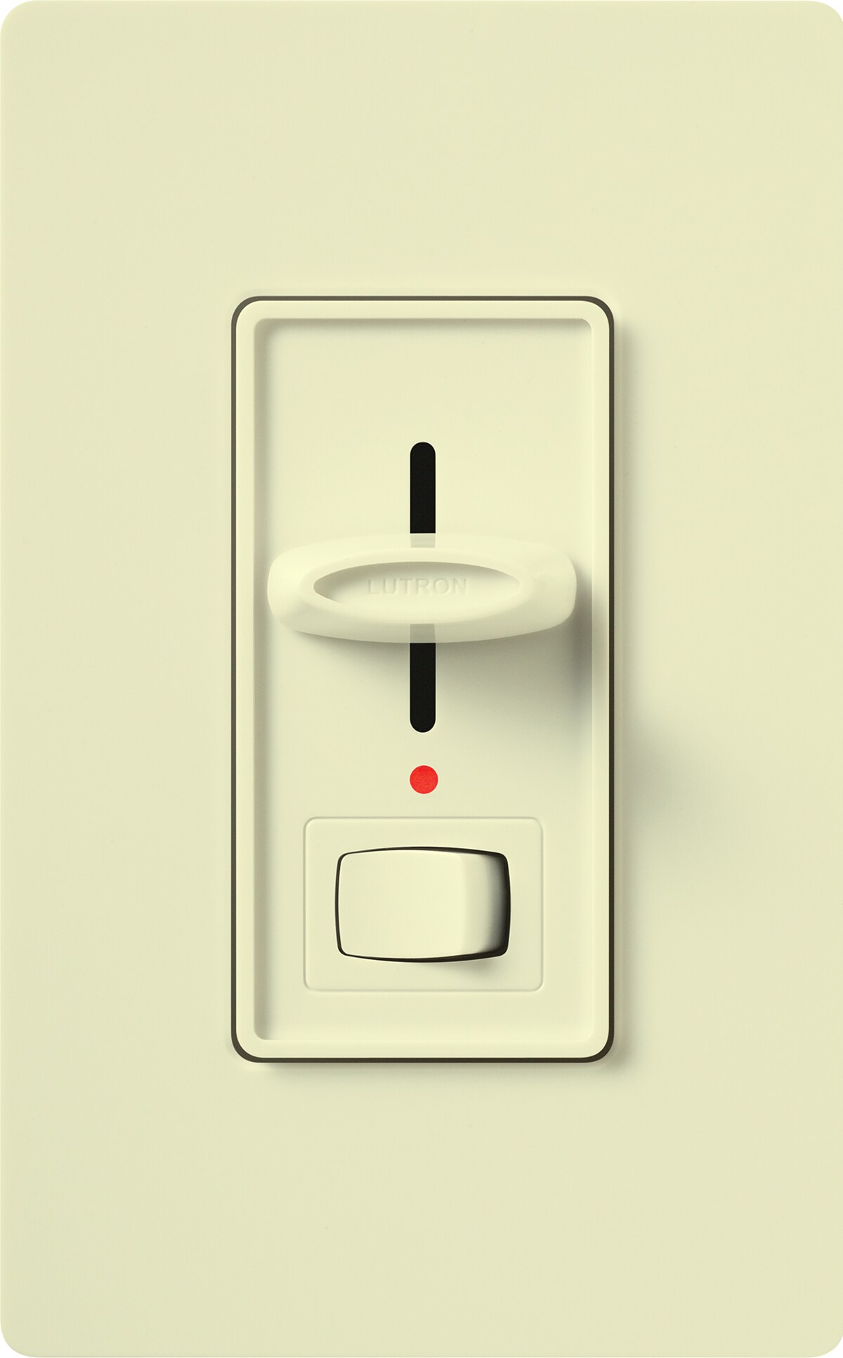 Lutron S-10PNL-AL Skylark Incandescent Single-pole Slide Light dimmer switch Almond
