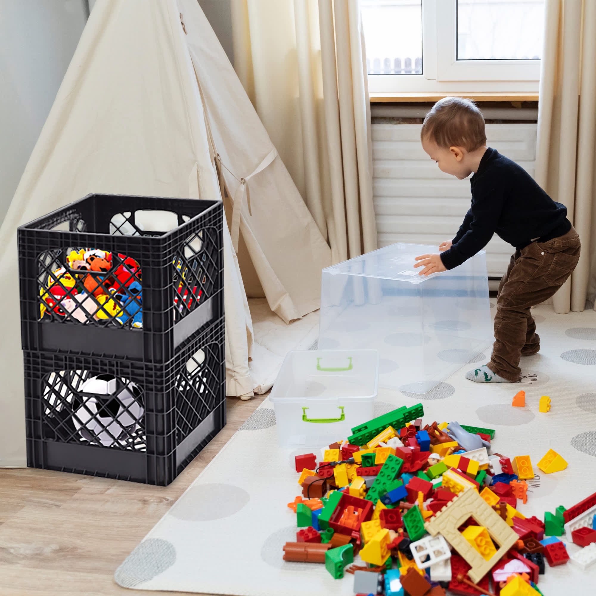 Juggernaut Storage 315710 Plastic-Storage-Totes - View #5