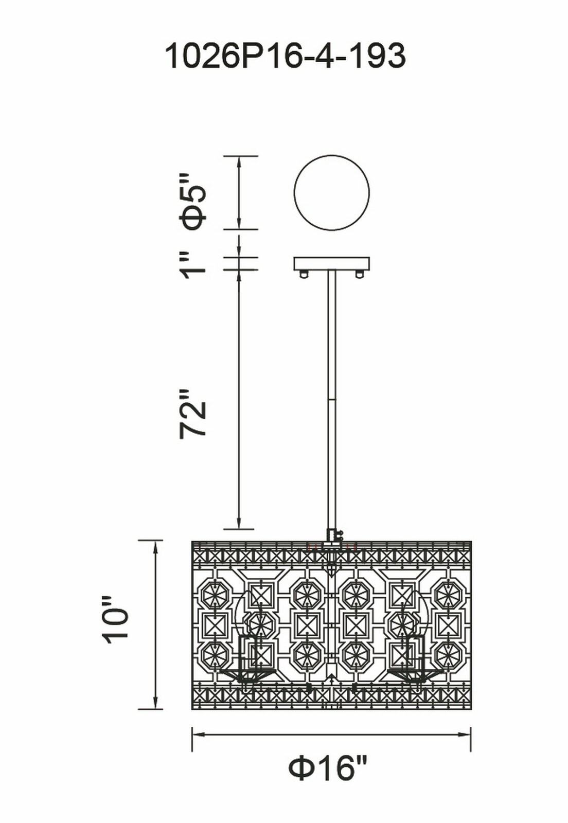 CWI Lighting 1026P16-4-193 b090015 - View #8
