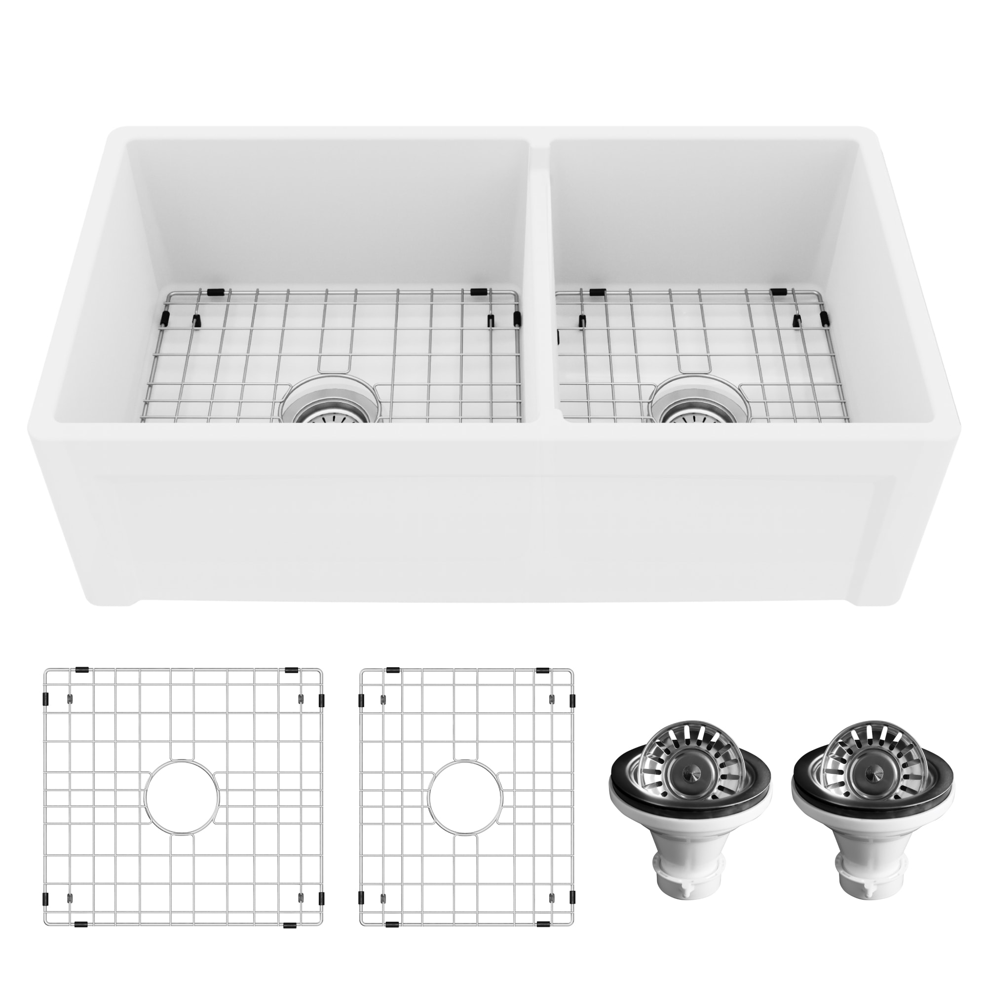 Karran FCP33DBWH Kitchen-Sinks - View #2