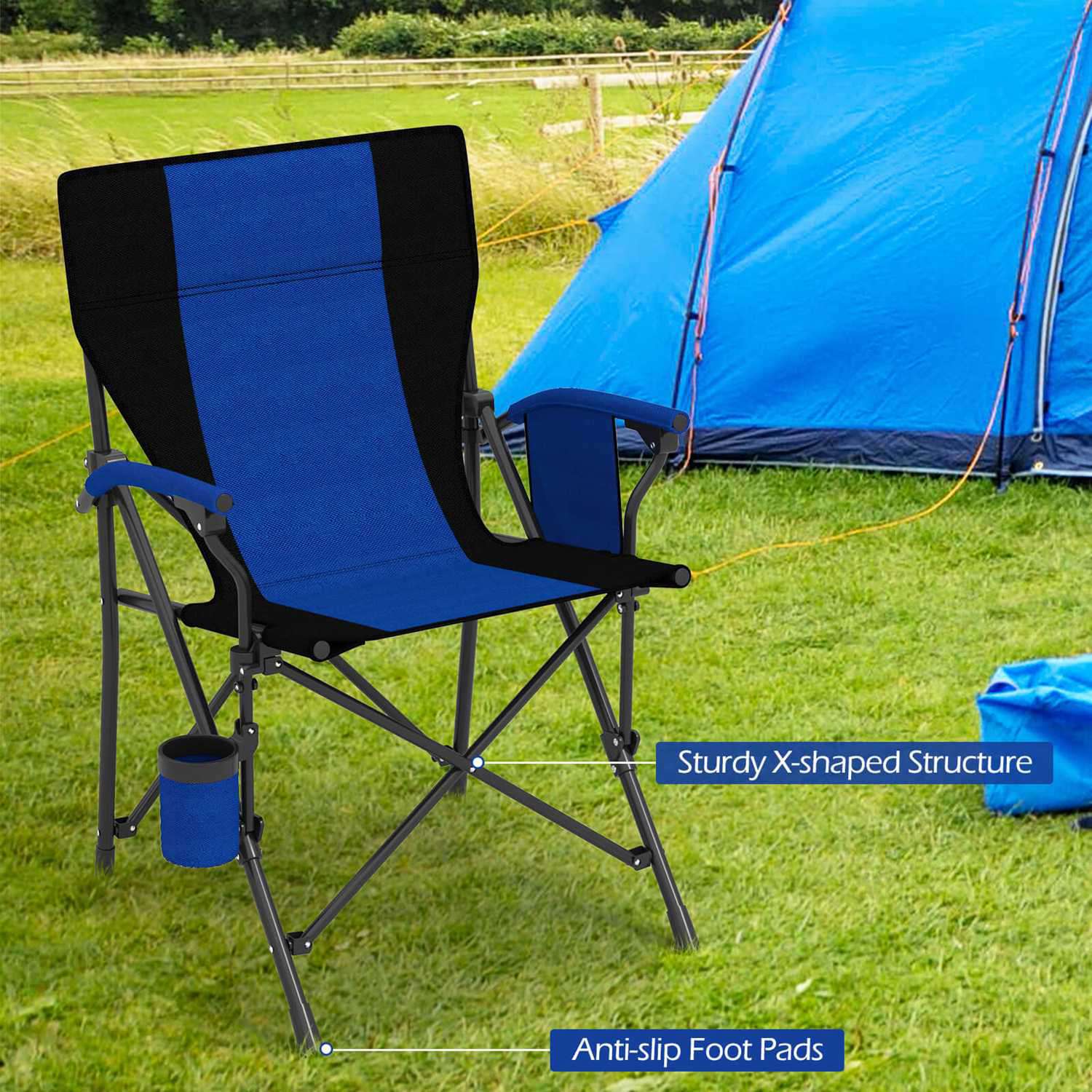 Costway CSHY001736 Beach-Camping-Chairs - View #4