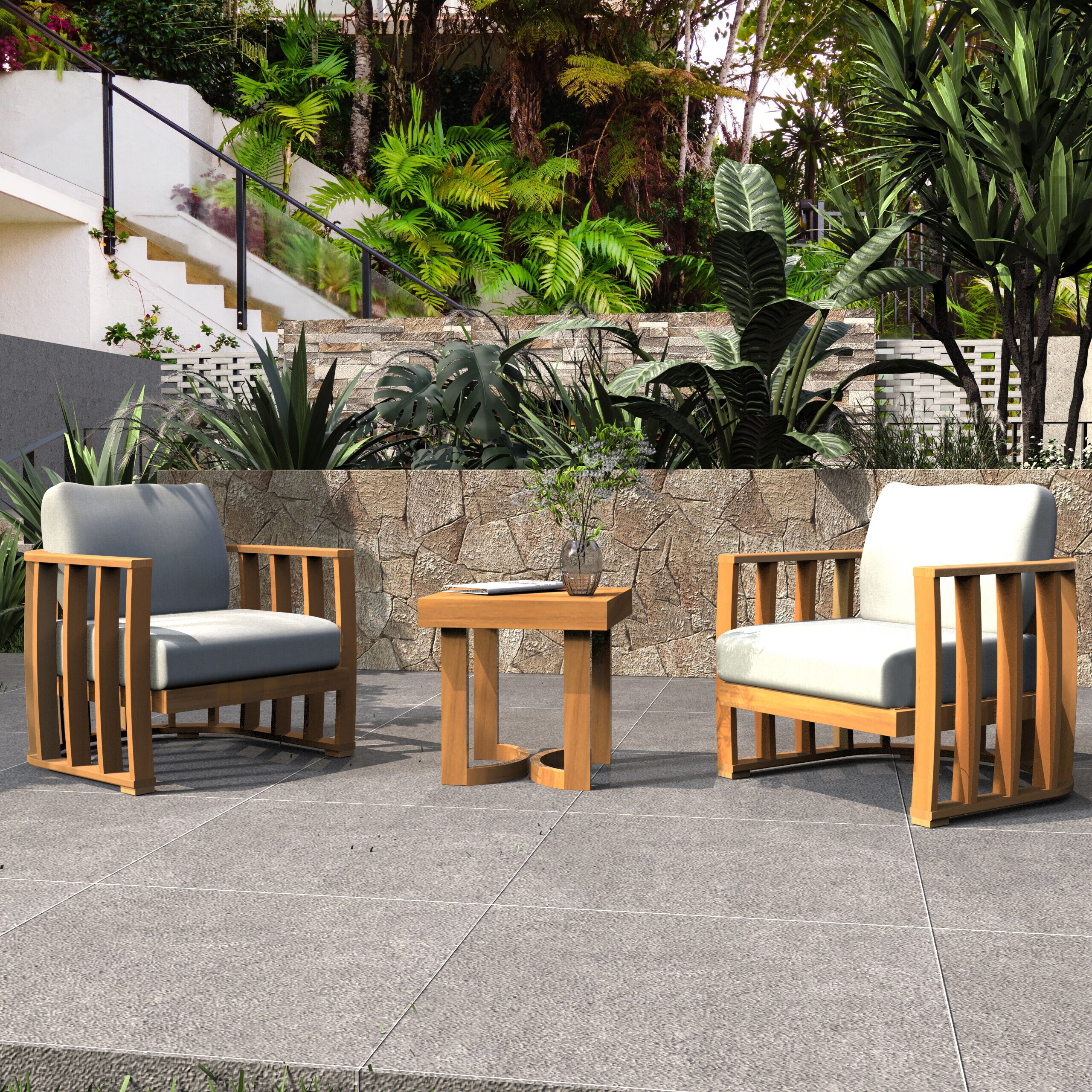 Direct Wicker DWS-2521-SS&ST Patio-Conversation-Sets - View #5