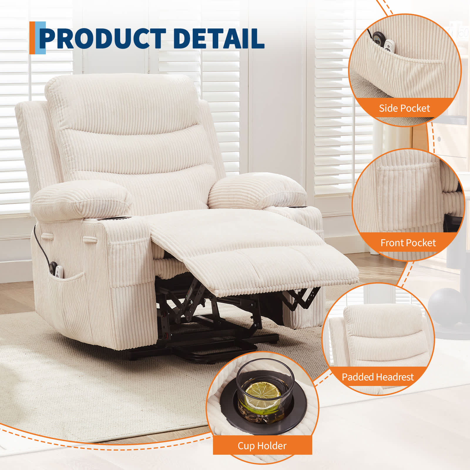 Qeetex SUN-PHK-333T0BY0 recliners - View #4