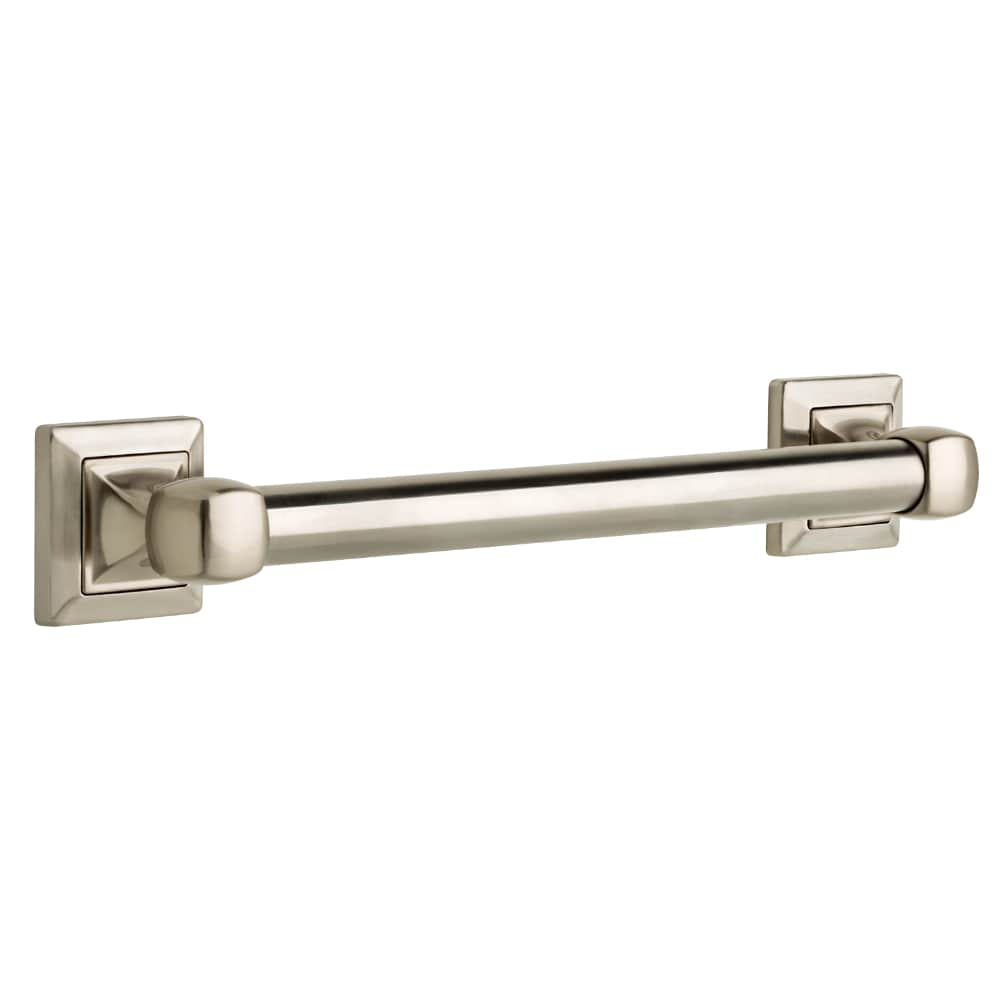 Delta Harvard Square 16-in Satin Nickel Wall Mount ADA Compliant Grab ...