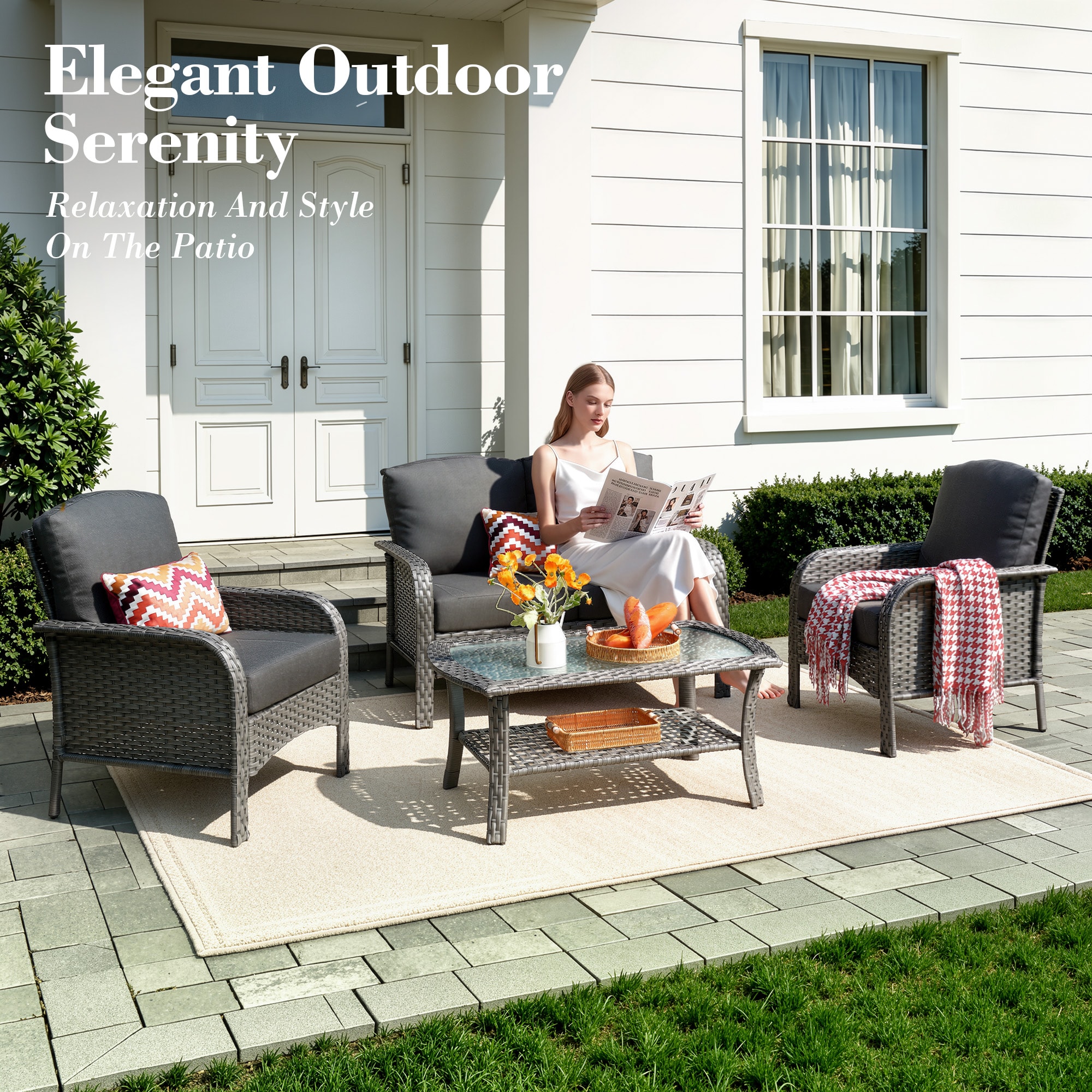 weaxty HMBNDS600 Patio-Conversation-Sets - View #2