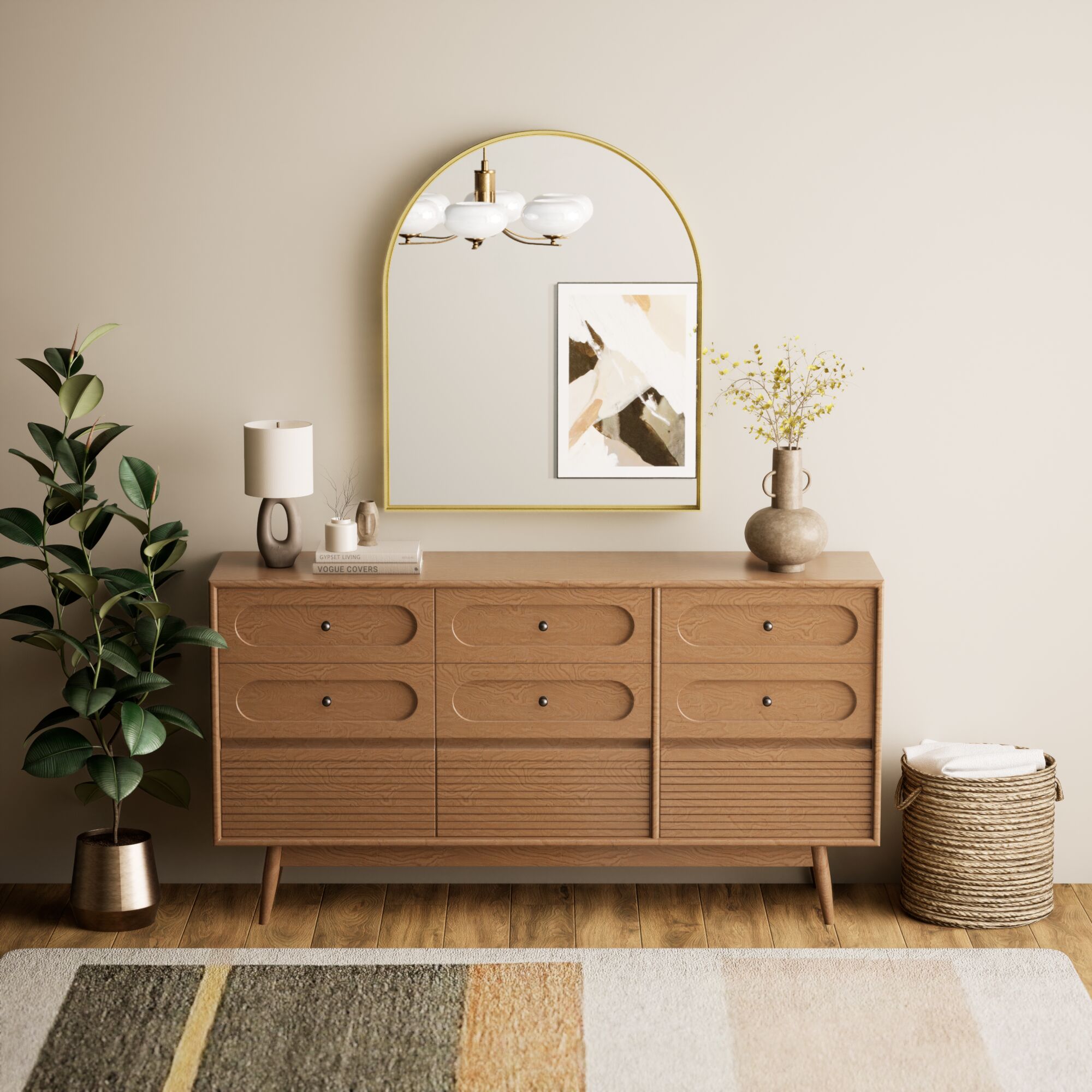 Keonjinn LW-JZ-CXFJ-7591-GD Decor-Mirrors - View #2