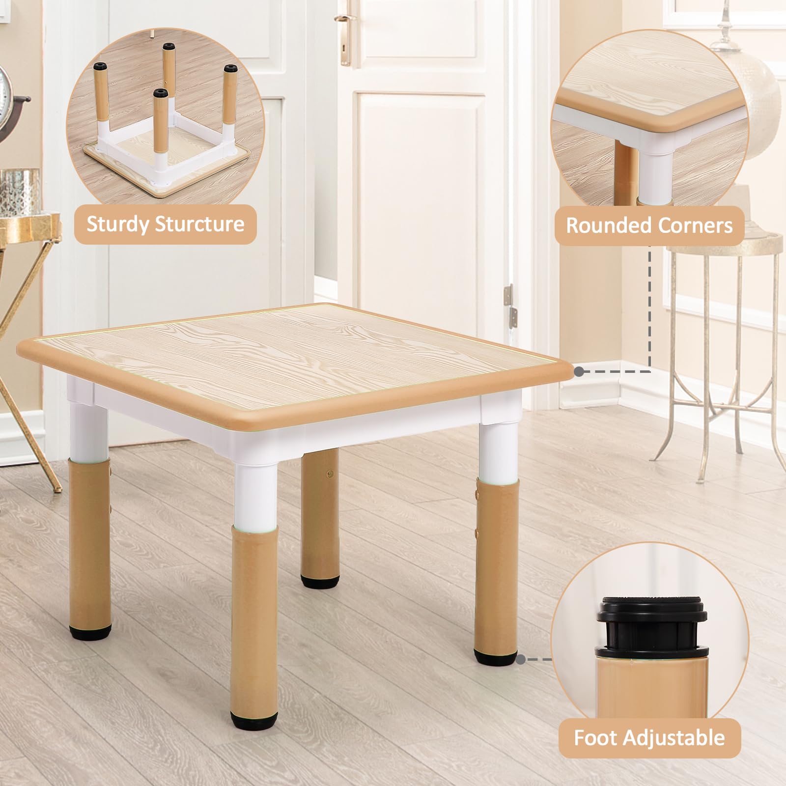 Garvee D4T7ZBSRQY-ZGE52HW Kids-Play-Tables - View #3