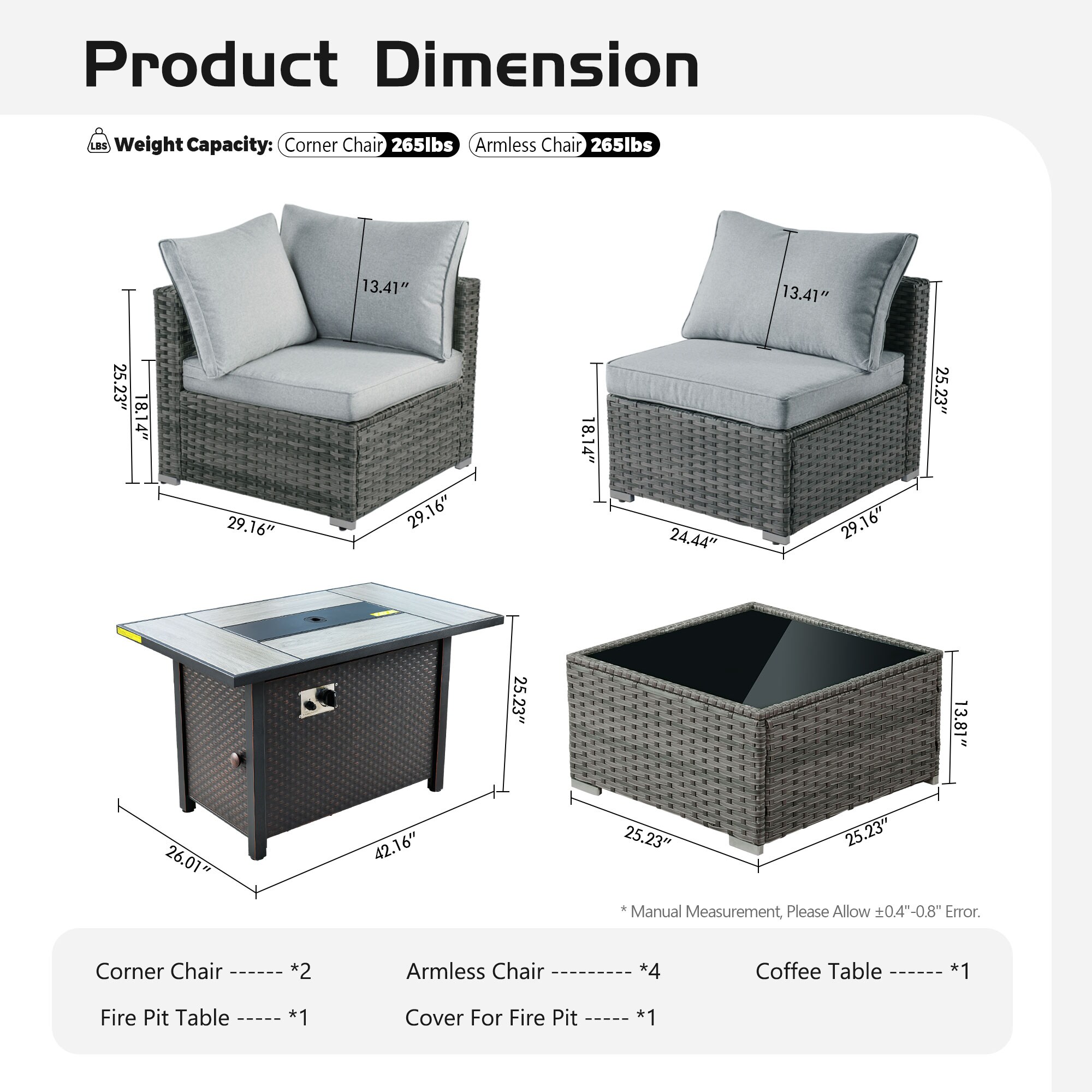 Pouuin SYZHOP405 Patio-Sofas-Daybeds - View #2