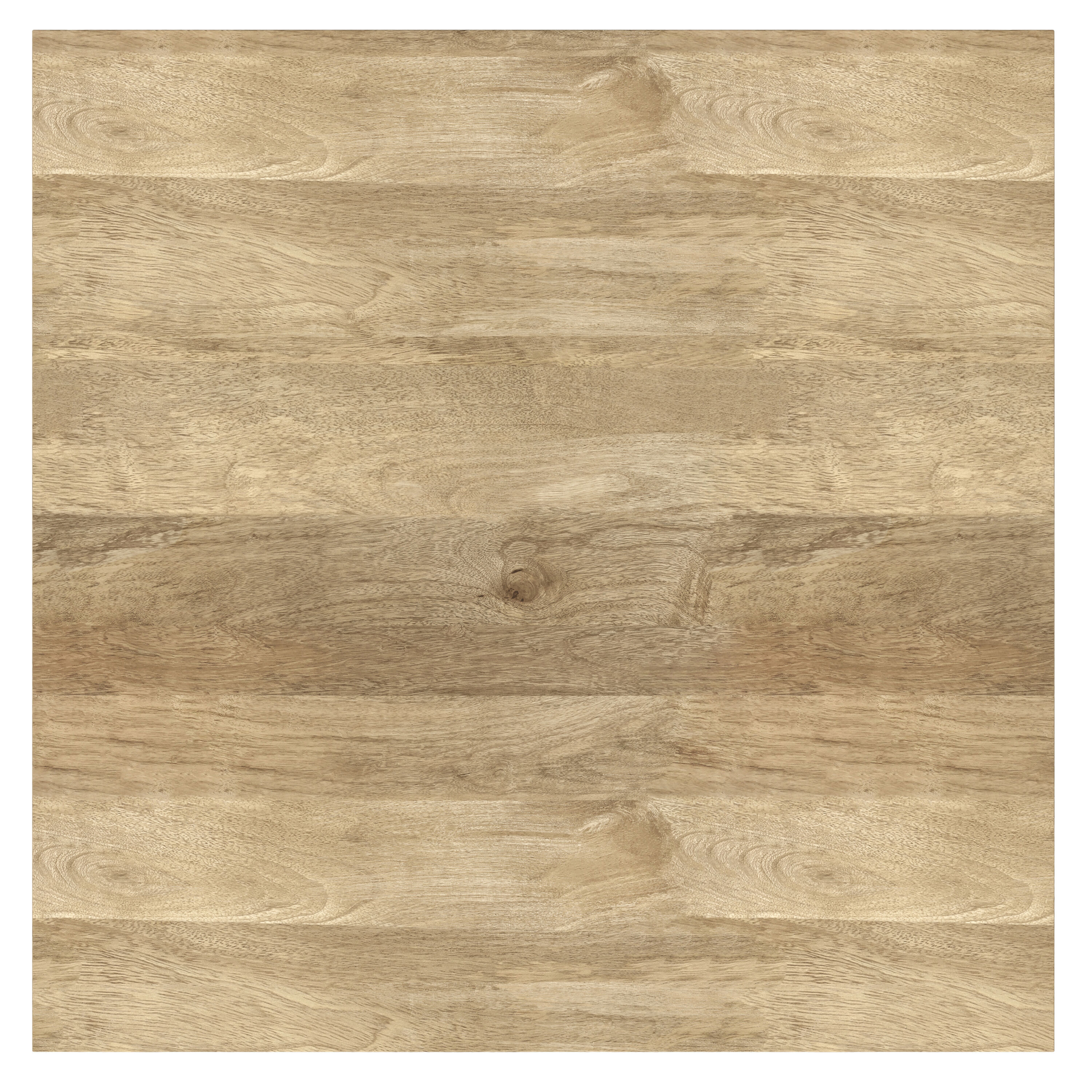 Natural Mango Wood Square Coffee Table with Streamlined Silhouette