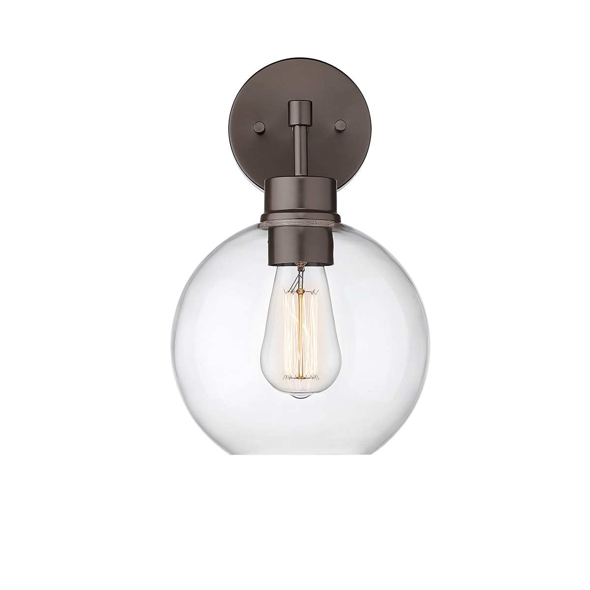 Millennium Lighting 2981-PBZ Basin 1 -Light 13.1-in H Matte Bronze Hardwired Outdoor Wall Light