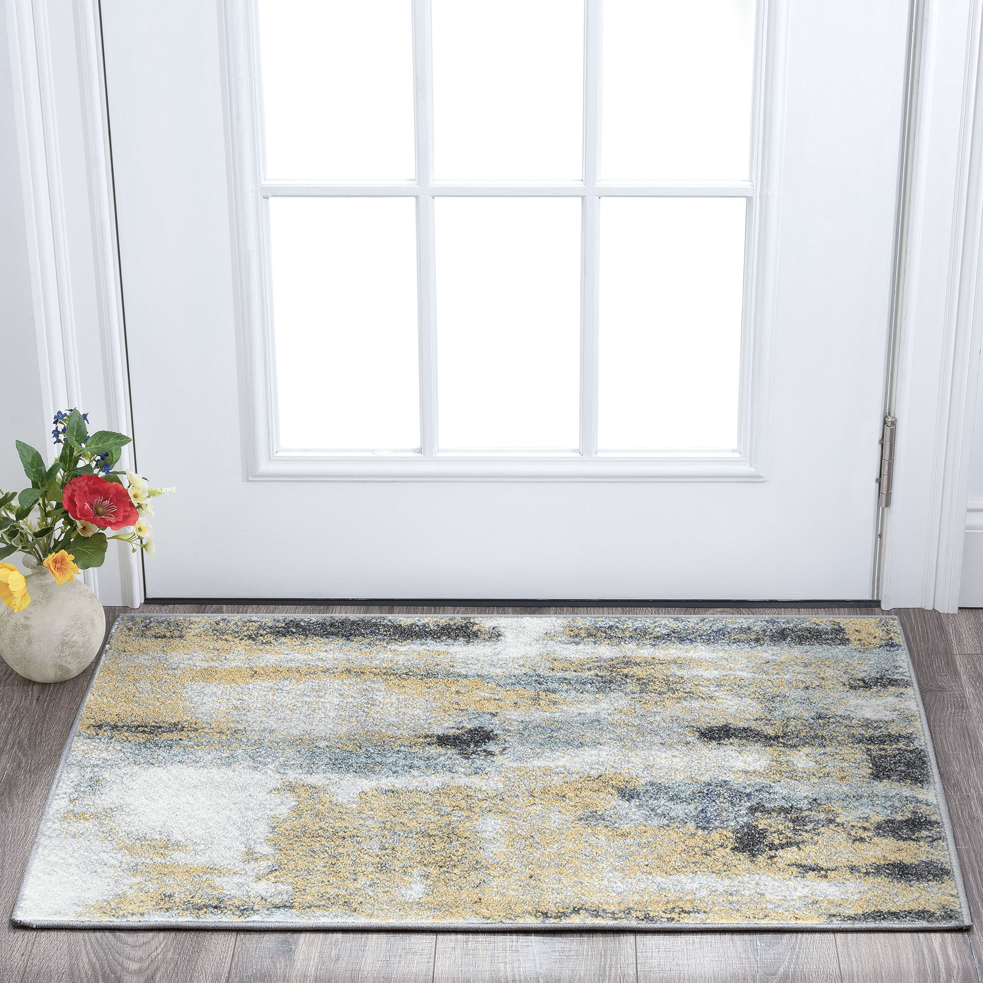 Tayse JZE1201 2X3 Jaize 2 x 3 (ft) Loomed Polypropylene Multi Rectangular Indoor Throw rug