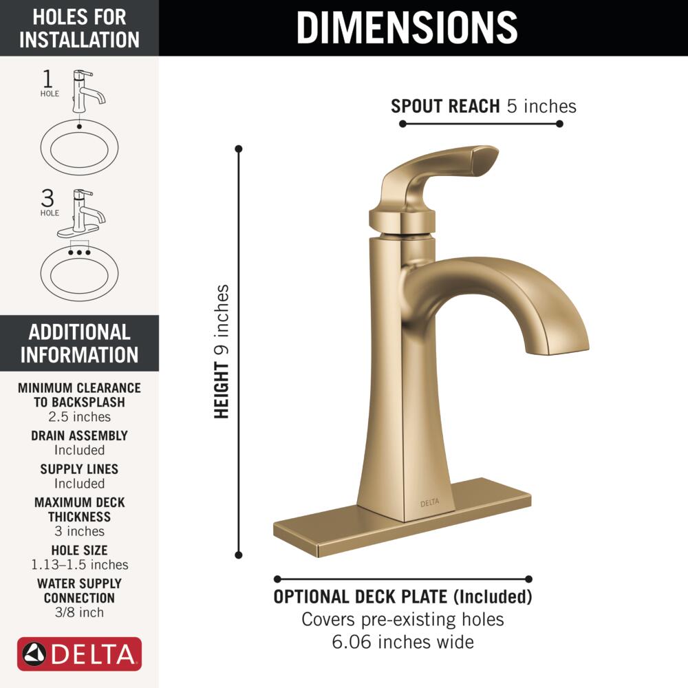 Delta 15895LF-CZ Lavatory-Faucets - View #5