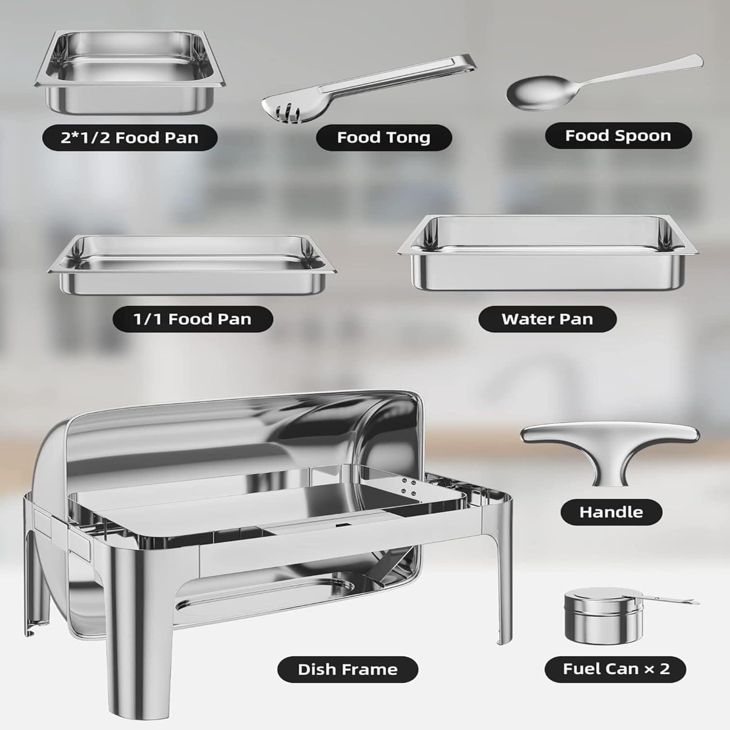 Qeetex LSHQPIS-00Q1OE6U Buffet-Servers - View #2