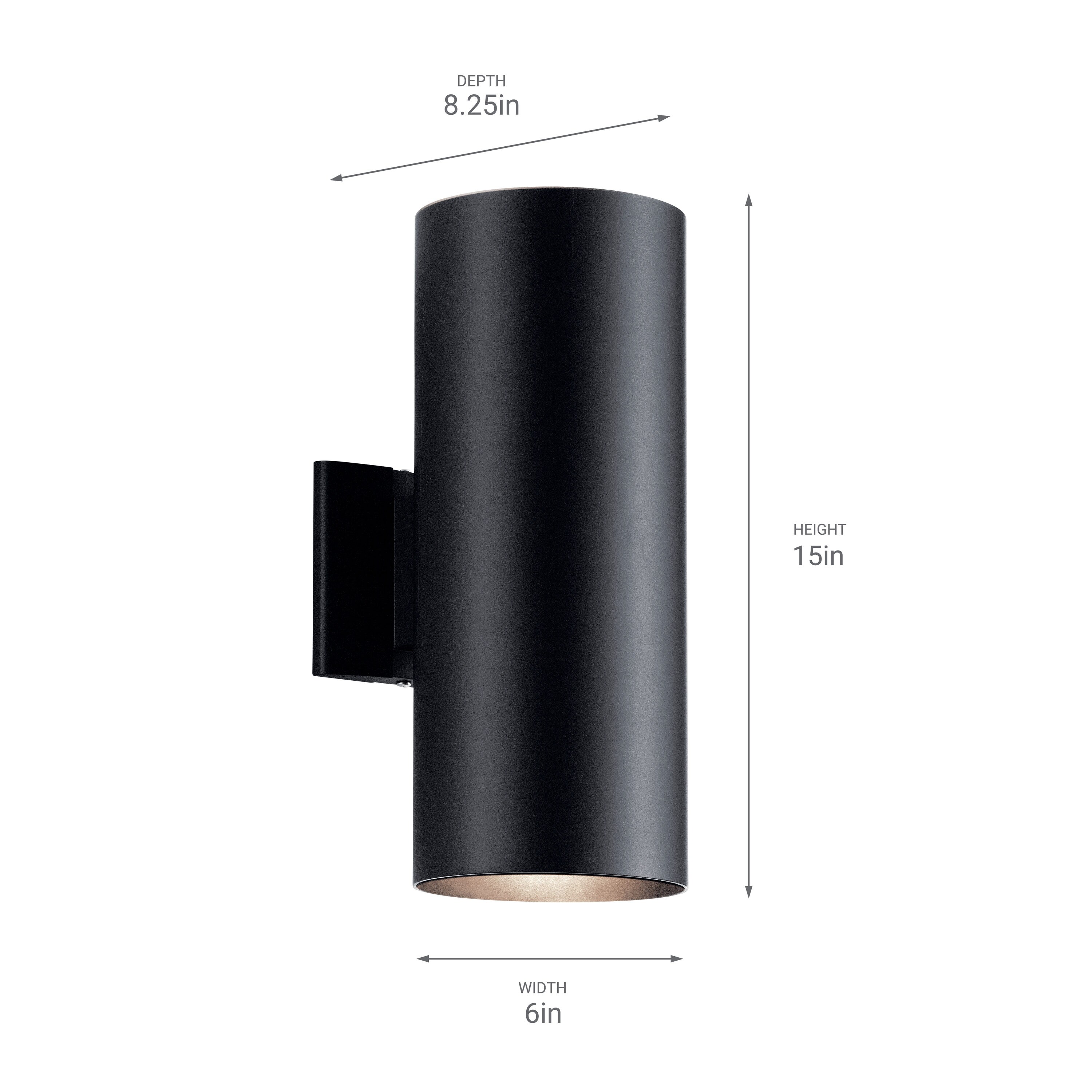 Kichler 9246BK Outdoor-Wall-Lighting - View #8