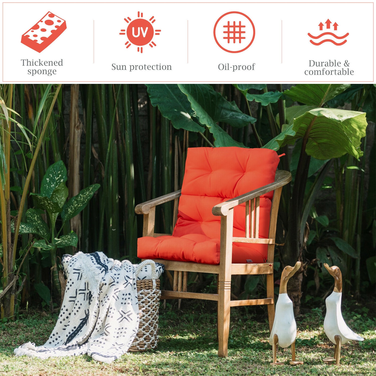 WELLFOR OUG67216JS Patio-Furniture-Cushions - View #10