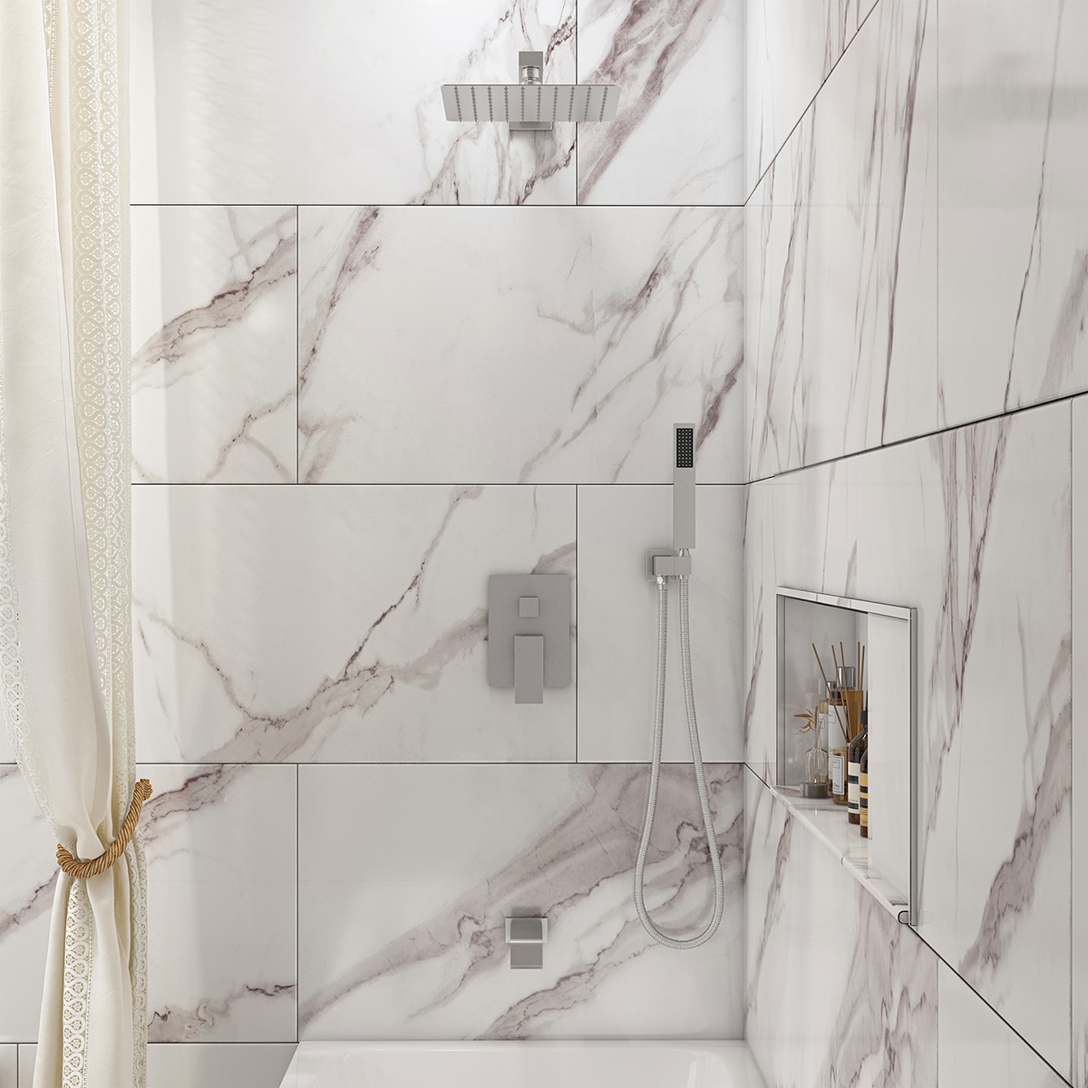 Mondawe AM-S008AC-10BN Showerhead-Bar-Panels - View #4