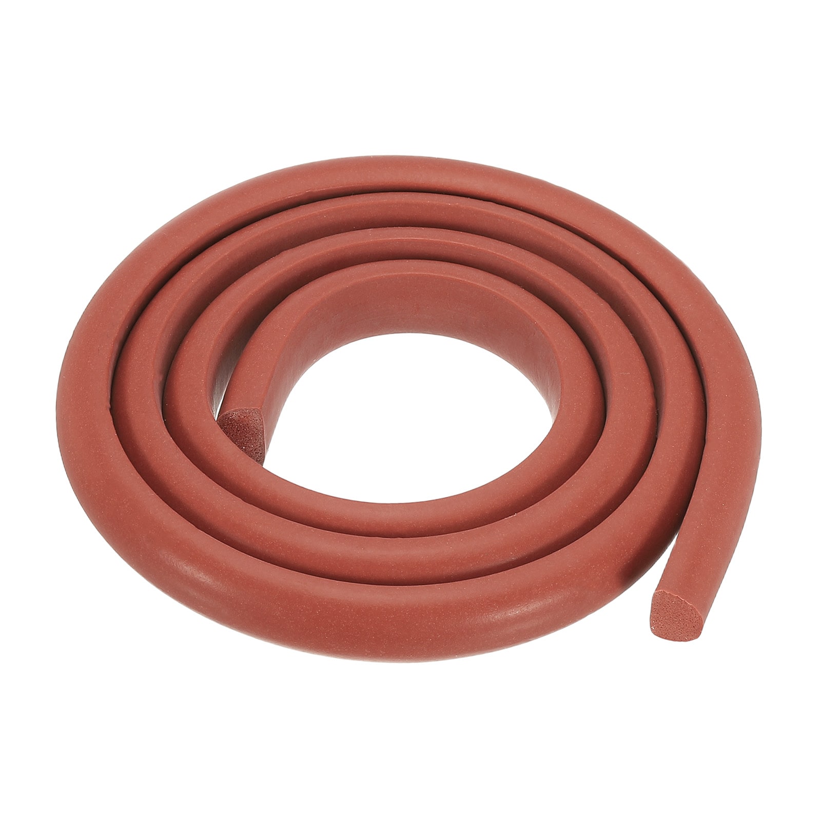 PATIKIL Silicone Foam Seal Strip 15mmx10mmx1m D Shape Seal Strip Backer Rod Crack Caulk Saver Solid Sponge Rubber Joint Filler for Sealing Wall Tile Gaps Blocker DIY Red