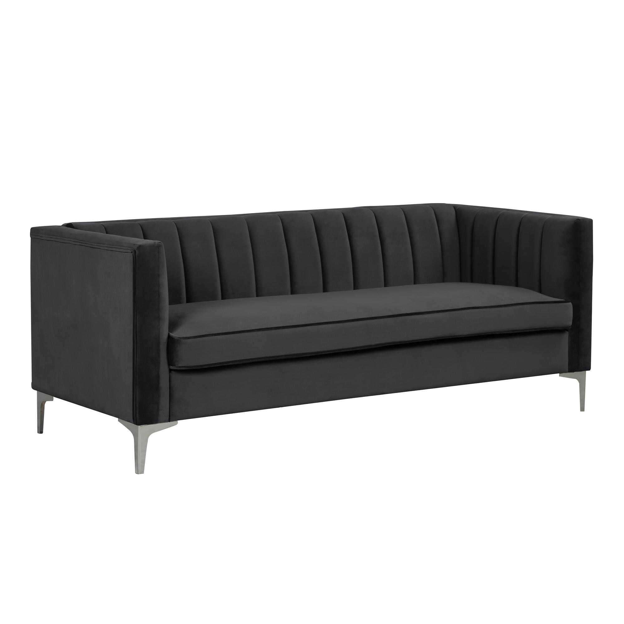 FARATI 8609-BLACK-3 Sofas-Loveseats - View #3