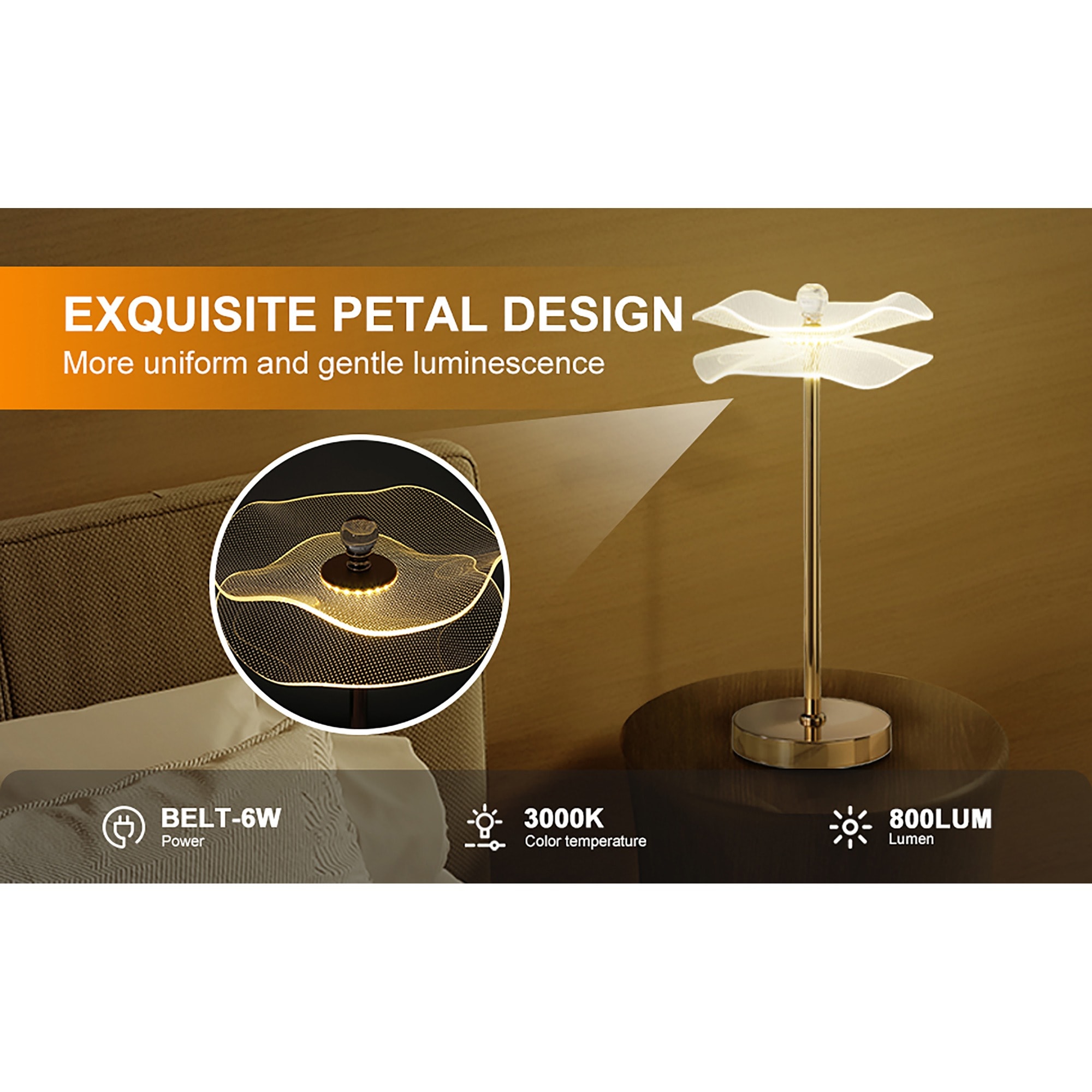 HyperDrop Cart W-B072P220152 Table-Lamps - View #4