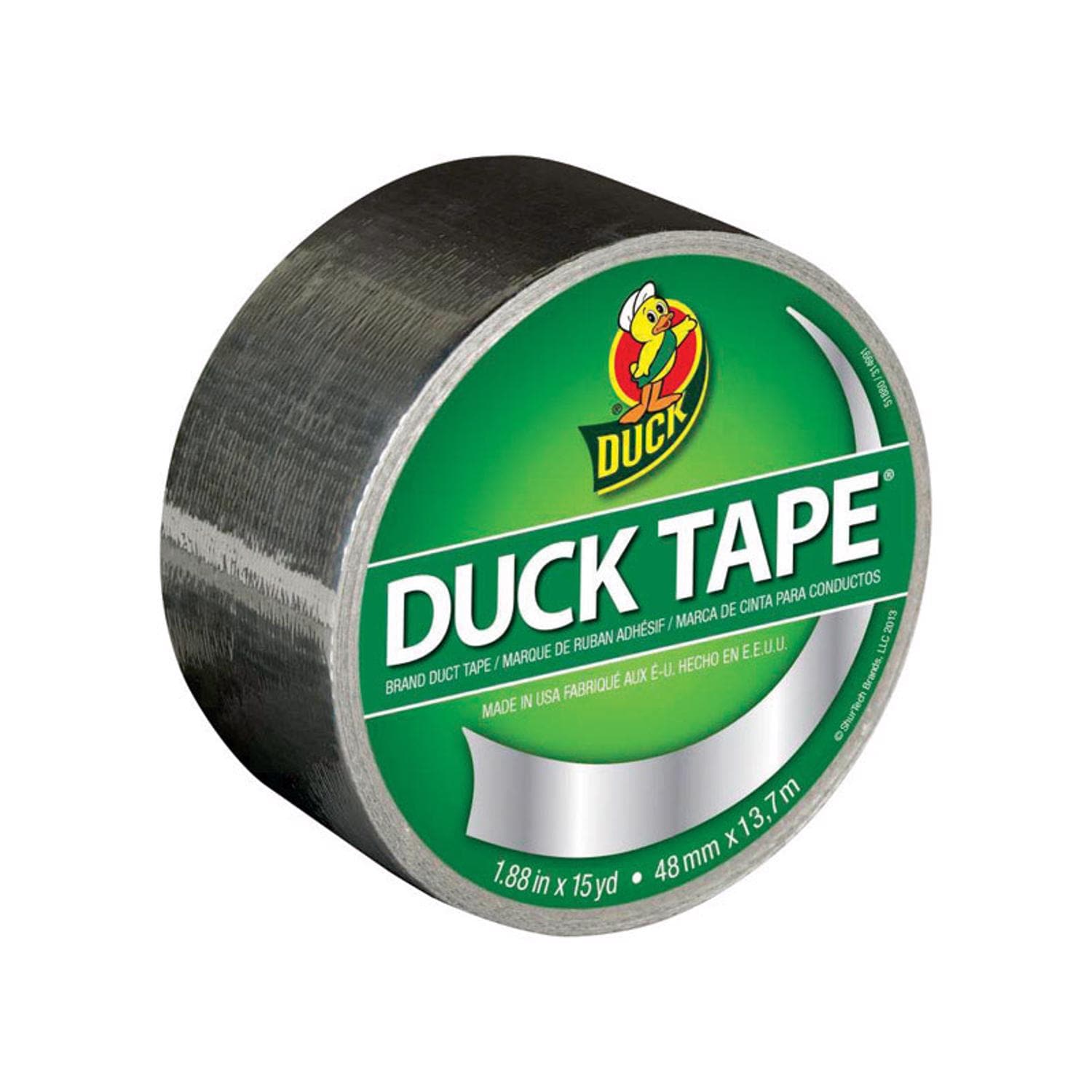 Duck 1 88 in W X 15 yd L Chrome Solid Duct Tape #EJD4366894