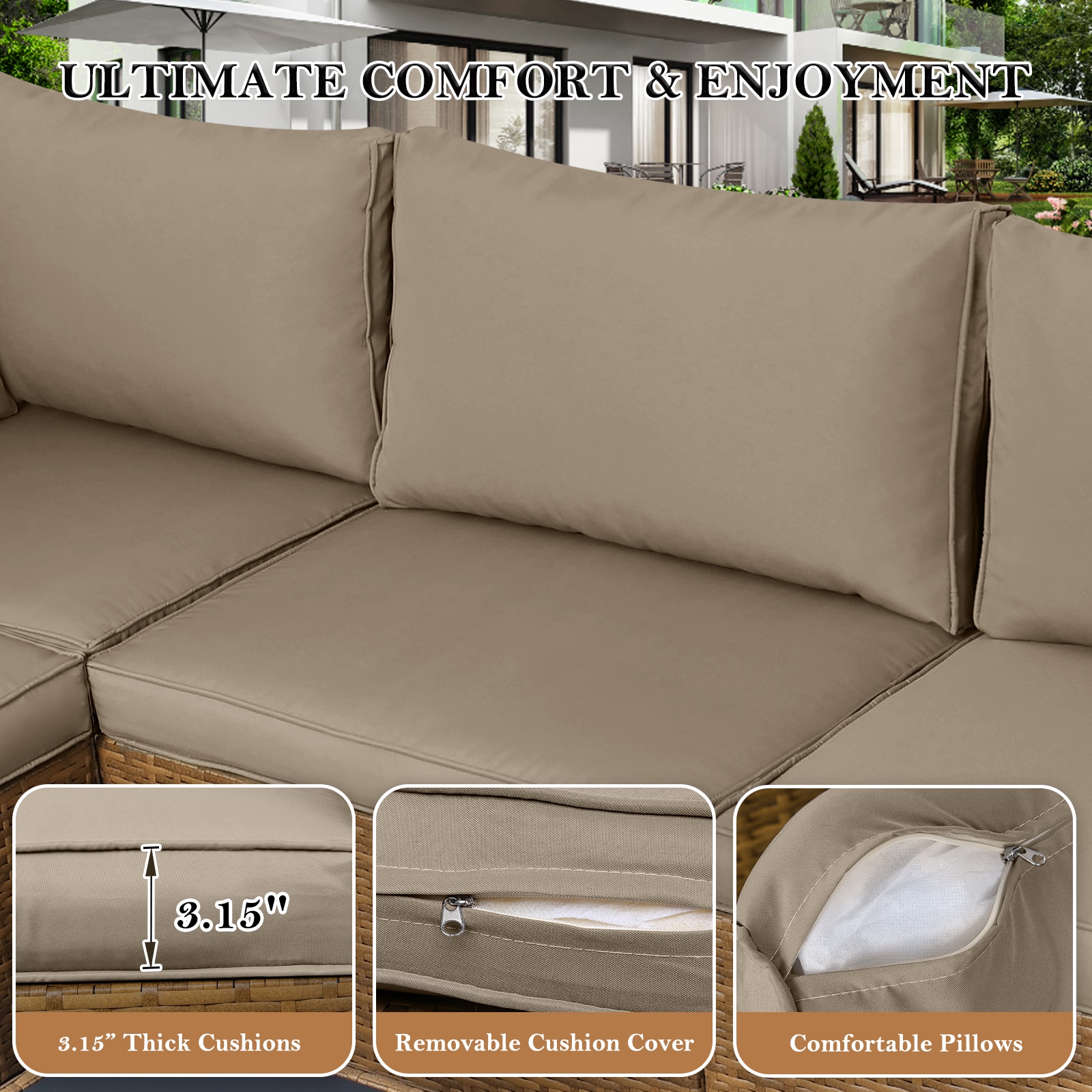 NOBLEMOOD LS-2035CO Patio-Conversation-Sets - View #5