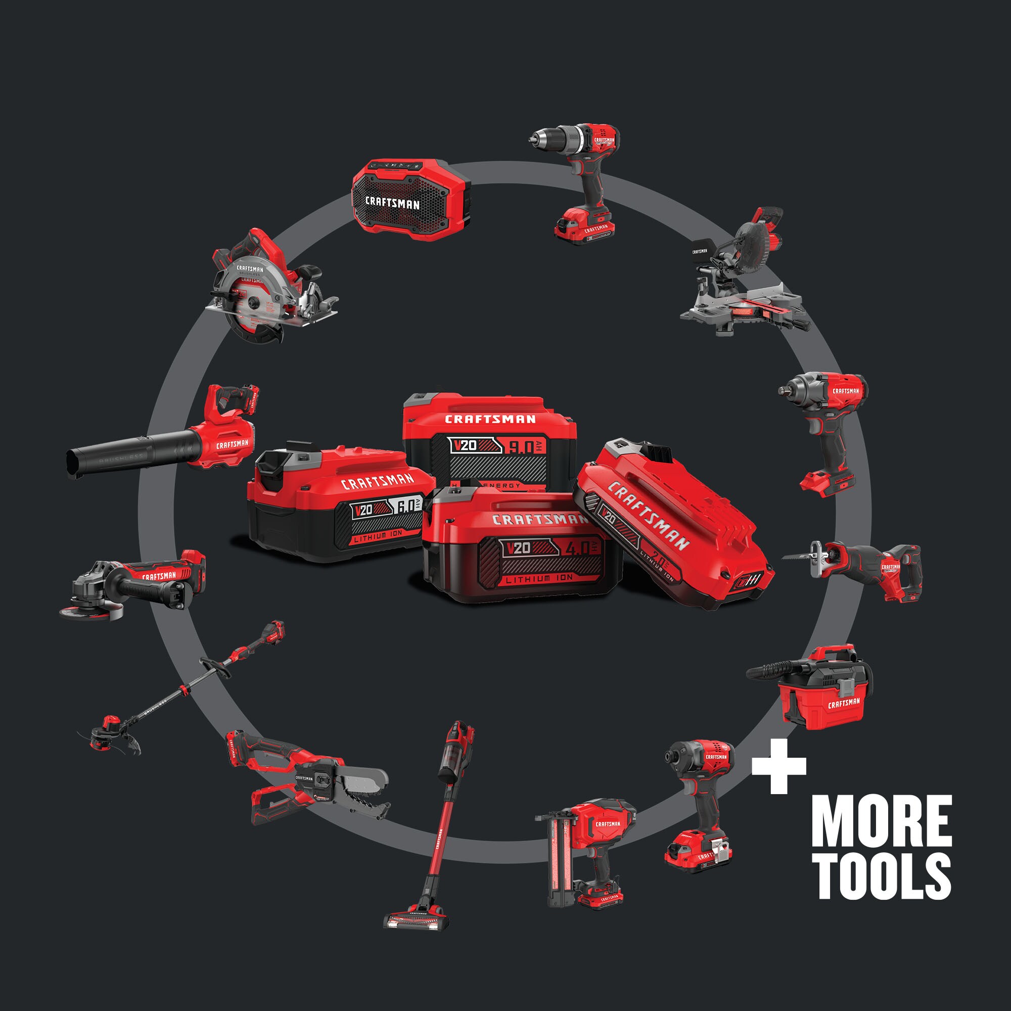 CRAFTSMAN V20 RP 2-Tool 20-volt Brushless Power Tool Combo Kit with ...