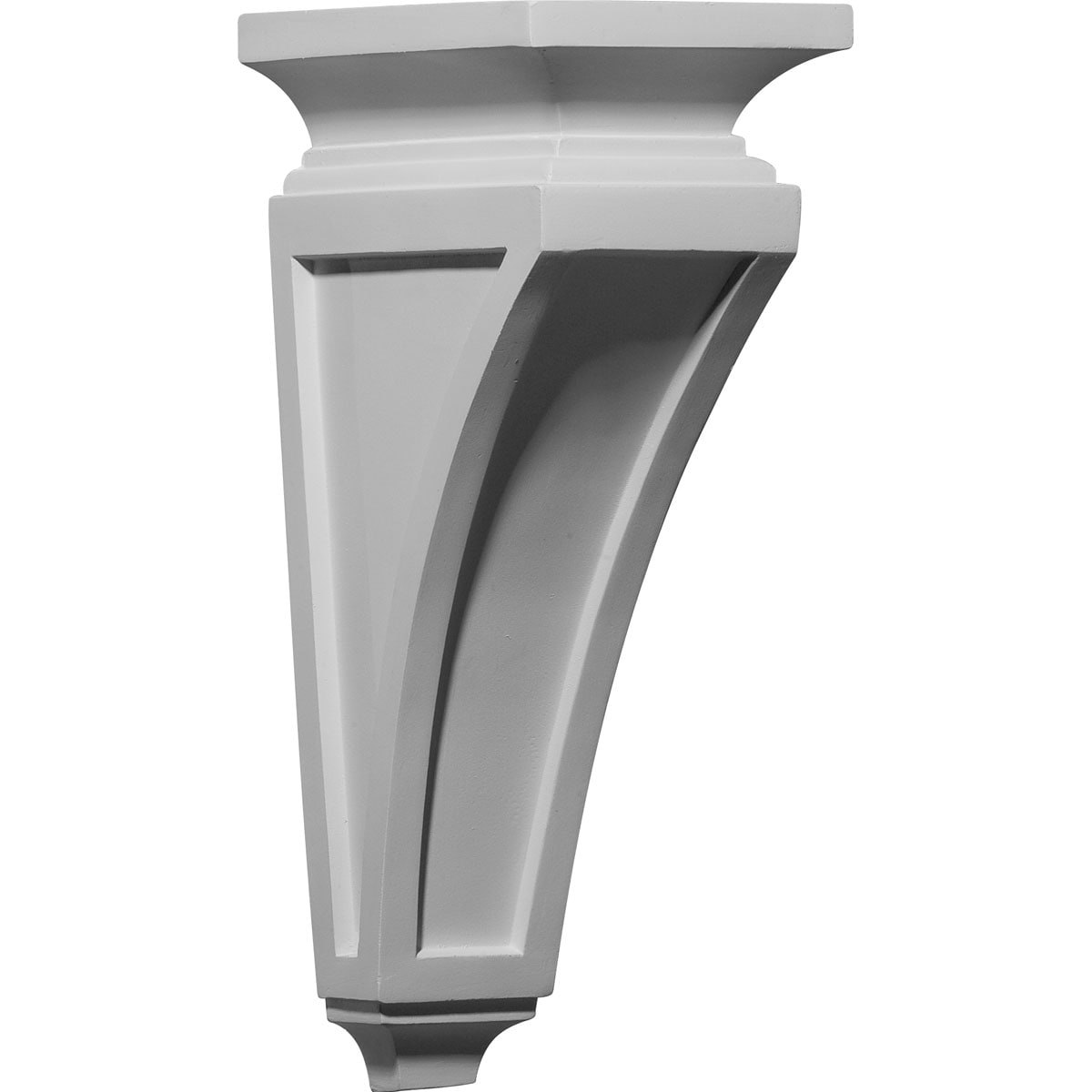 Ekena Millwork COR04X07X14RE 4.75-in x 7.5000-in x 14-in Primed White Urethane Paintable Corbel