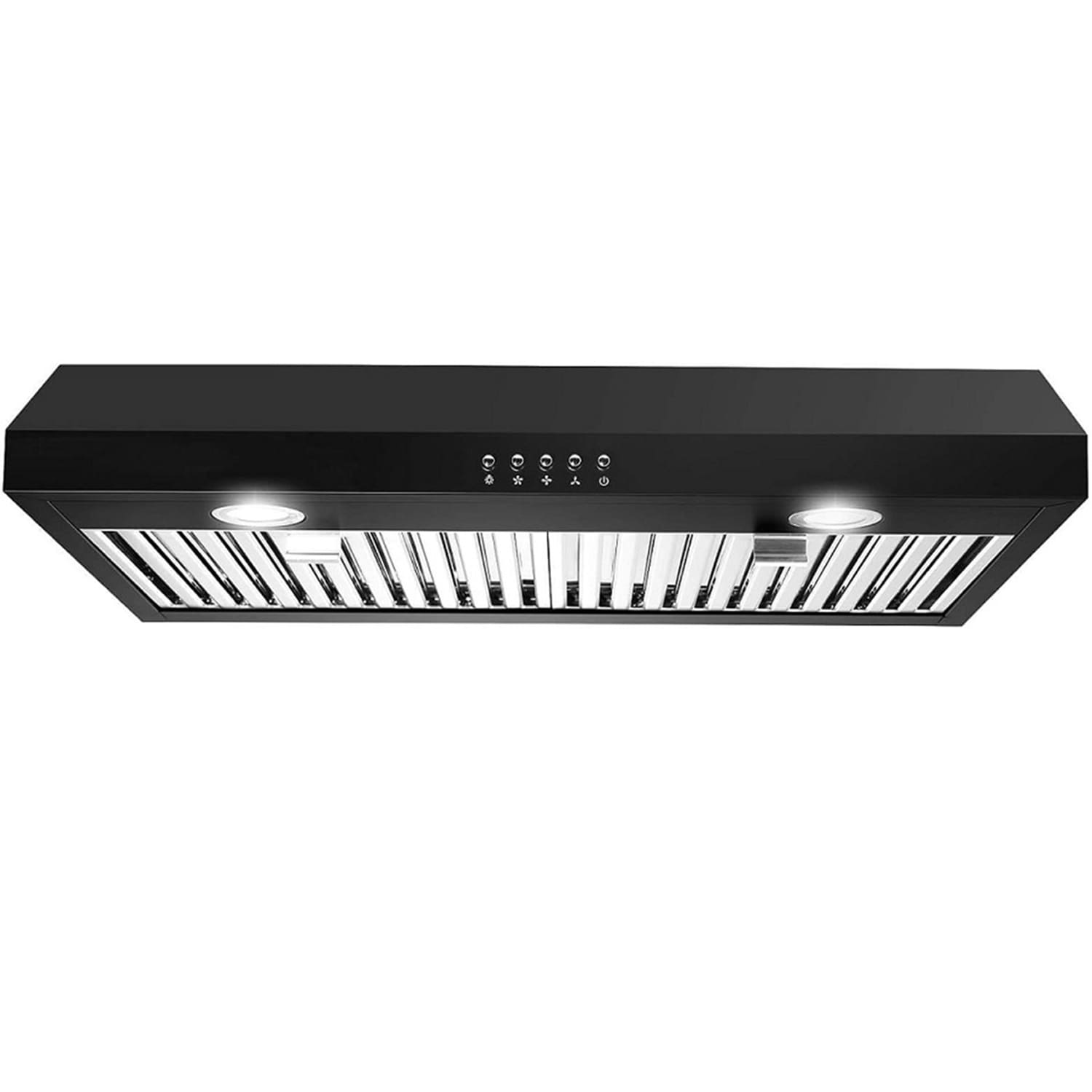 SNDOAS 0475BPB 30 inch Convertible 500-CFM Black Stainless steel Under Cabinet Range Hood