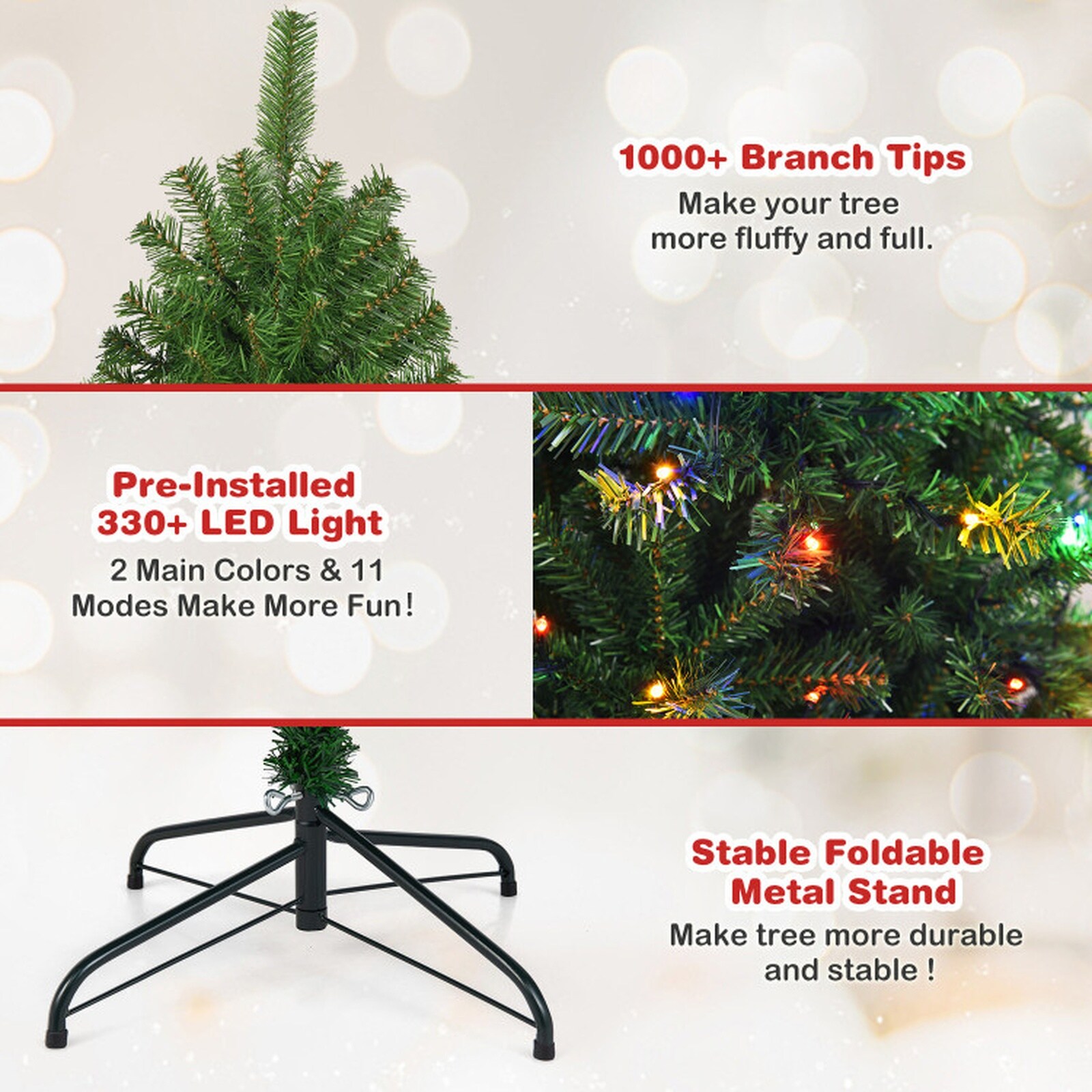 SUGIFT ZMLW014SUGHY2217 Artificial-Christmas-Trees - View #5