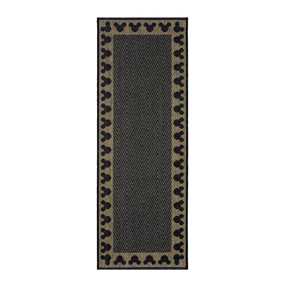 G.A. Gertmenian & Sons 31308 Naples 2 x 6 Chestnut Black Border Runner