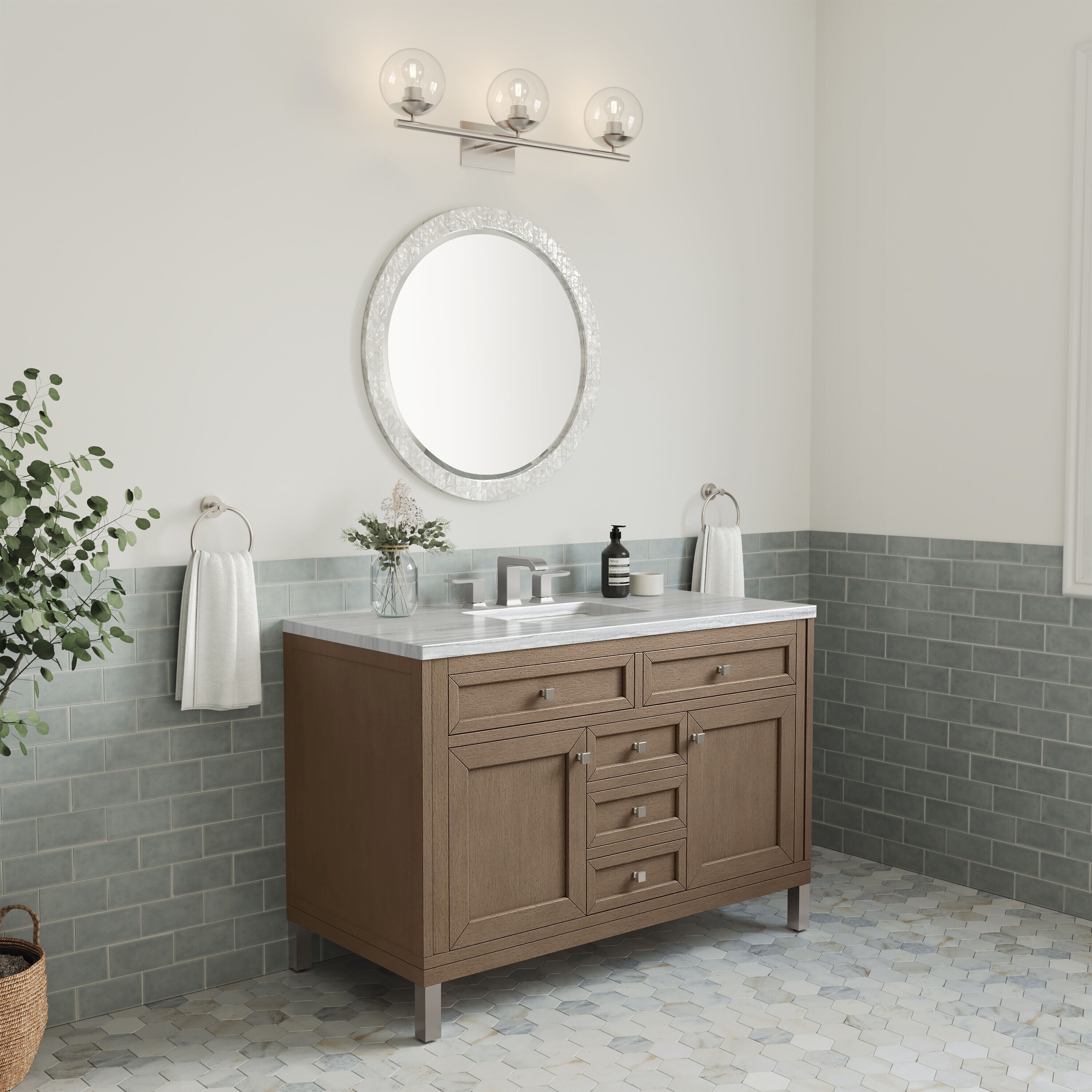 James Martin Vanities 305-V48-WWW-3AF Bath-Vanity-Combo - View #7