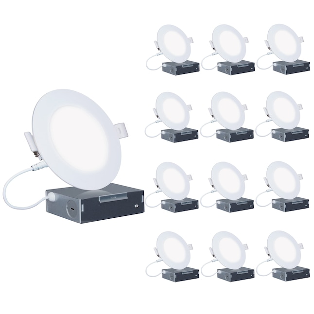 Baffle Canless Recessed Light Kit, Recessed Lighting 4 Vs 5 6 Inch