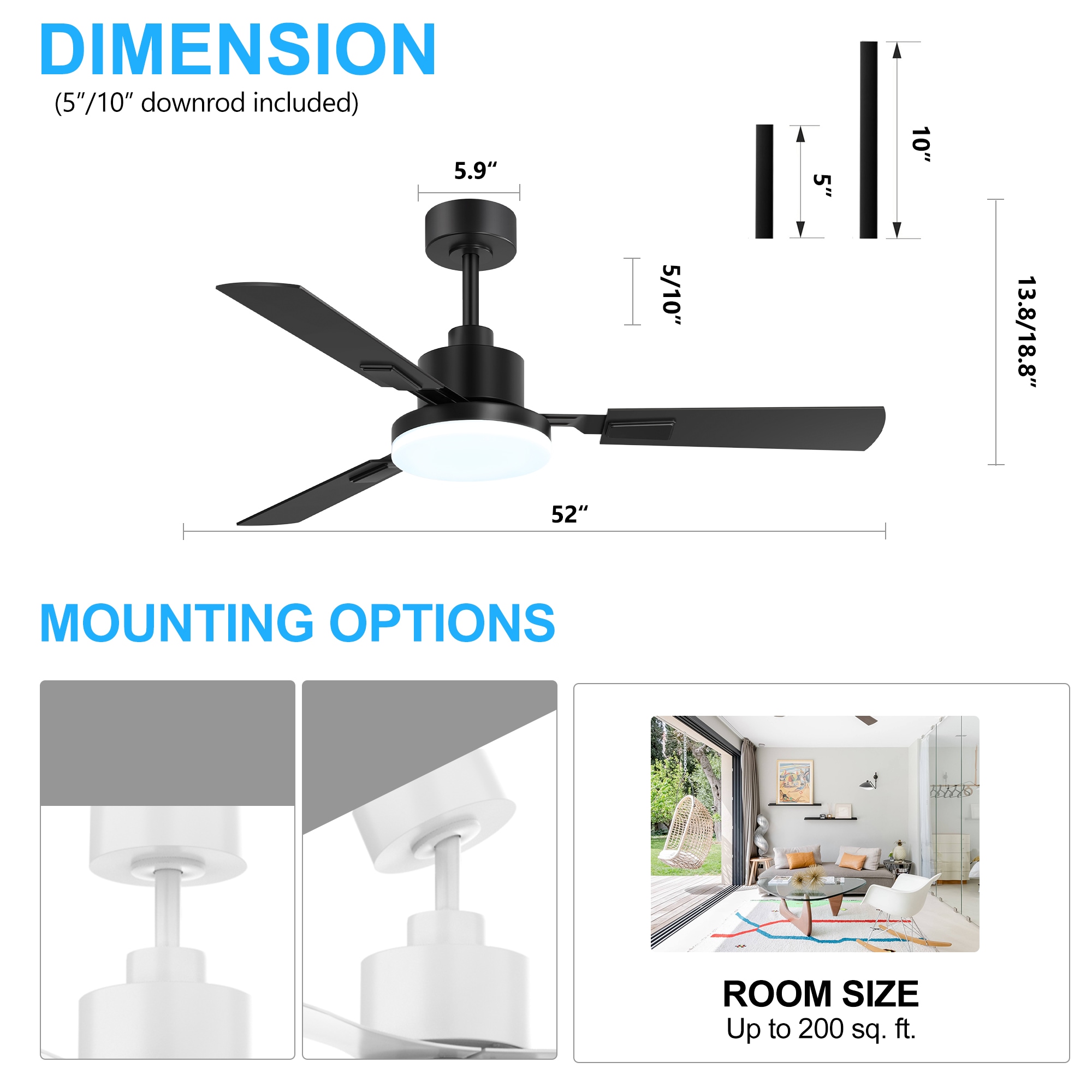 Breezary 32029-BK Ceiling-Fans - View #10