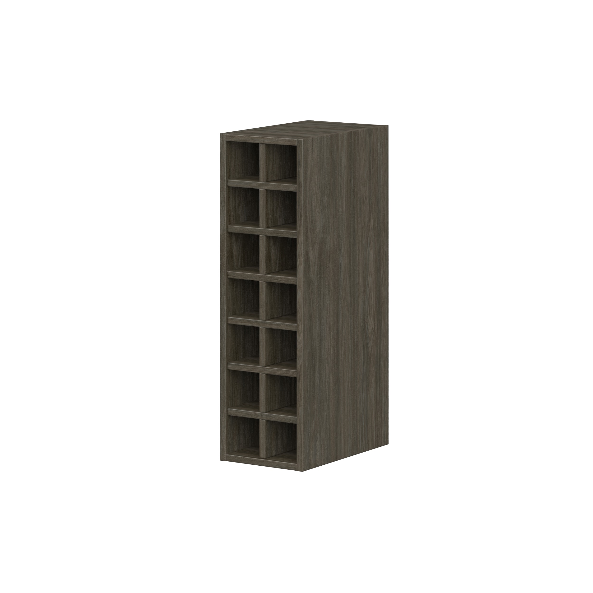 Hugo&Borg Savane 9-in W x 30-in H x 14-in D Textmel Wall Fully Assembled Cabinet (Flat Panel Slab Door Style)