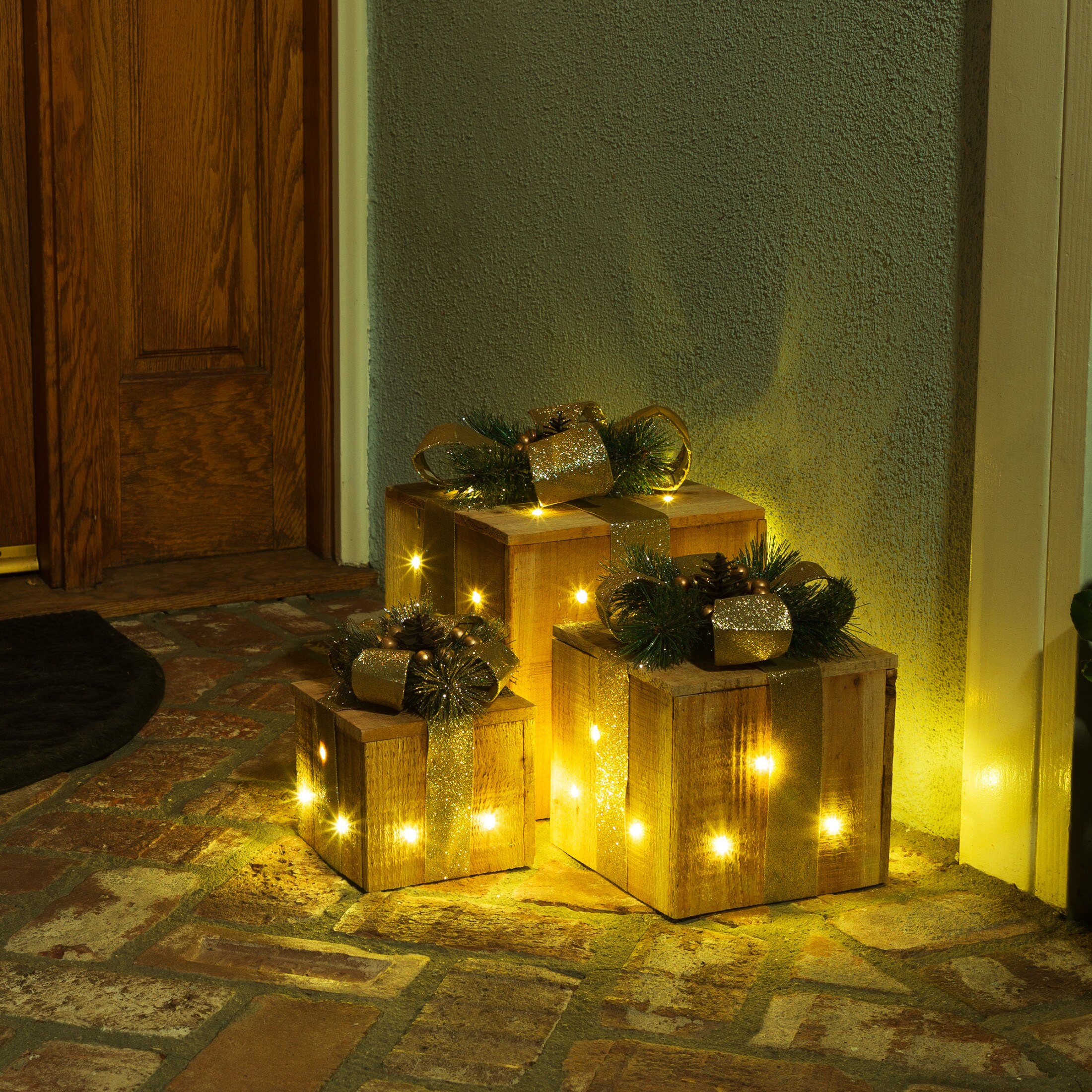 Alpine Corporation WDR161A-GD Outdoor-Christmas-Decor - View #9