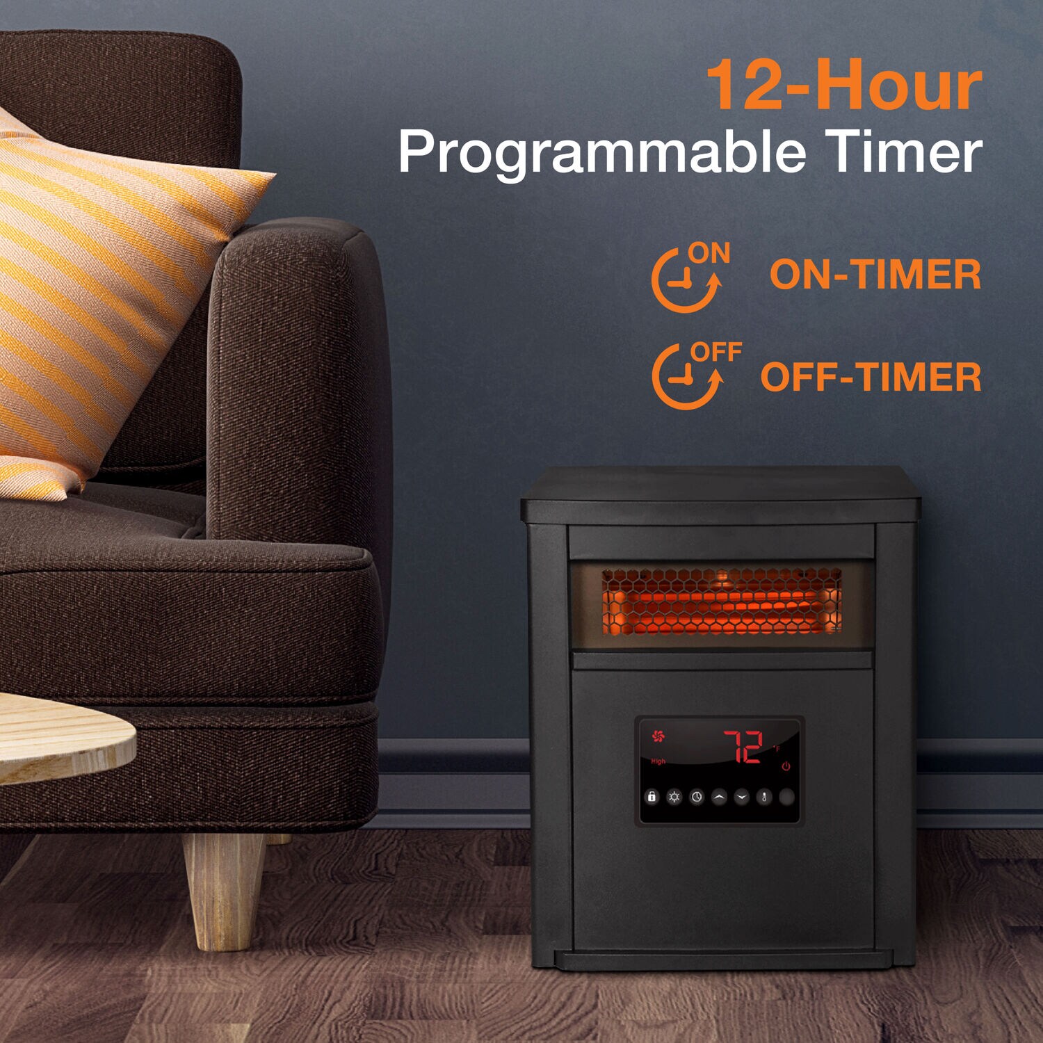 Lifesmart HT1012R Portable-Electric-Heat - View #5