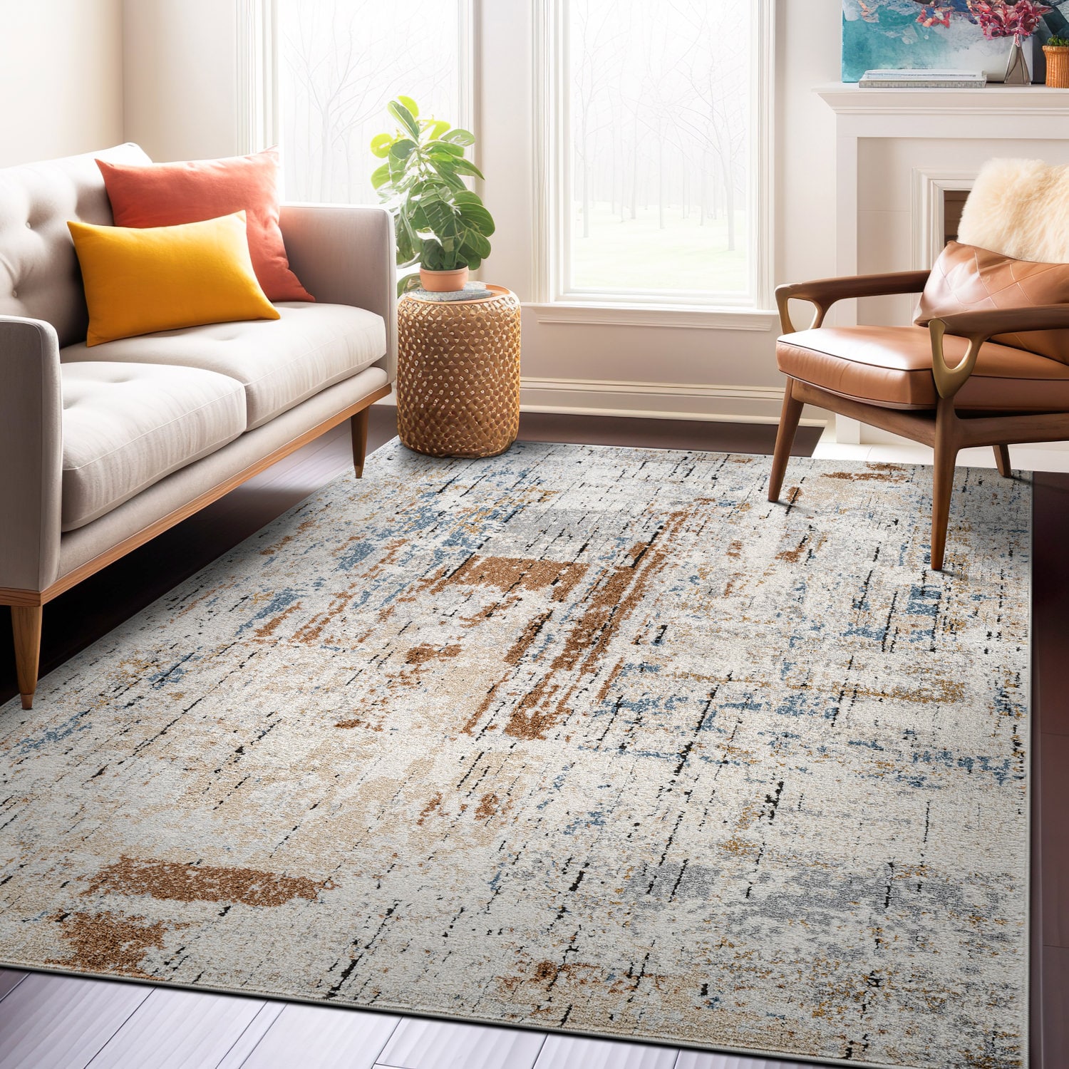 World Rug Gallery WR203MULTI5X7 rugs - View #2