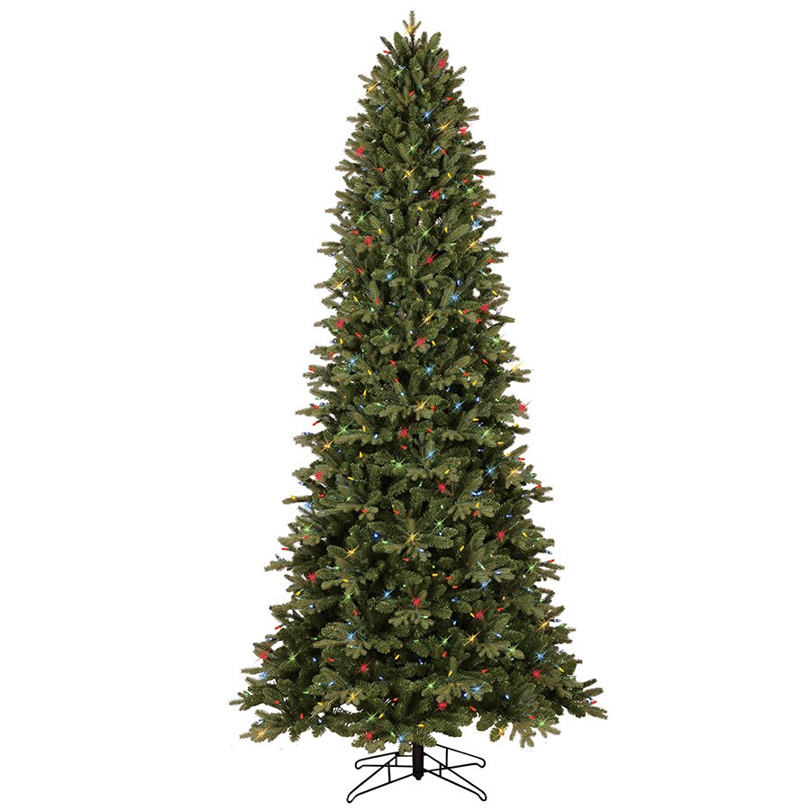 9ft slim christmas tree pre lit